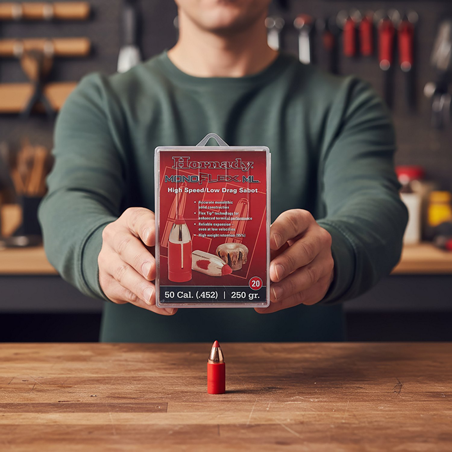 Hornady MonoFlex ML High Speed/Low Drag 50 cal 250-grain Sabot Muzzleloading Ammunition - view number 2