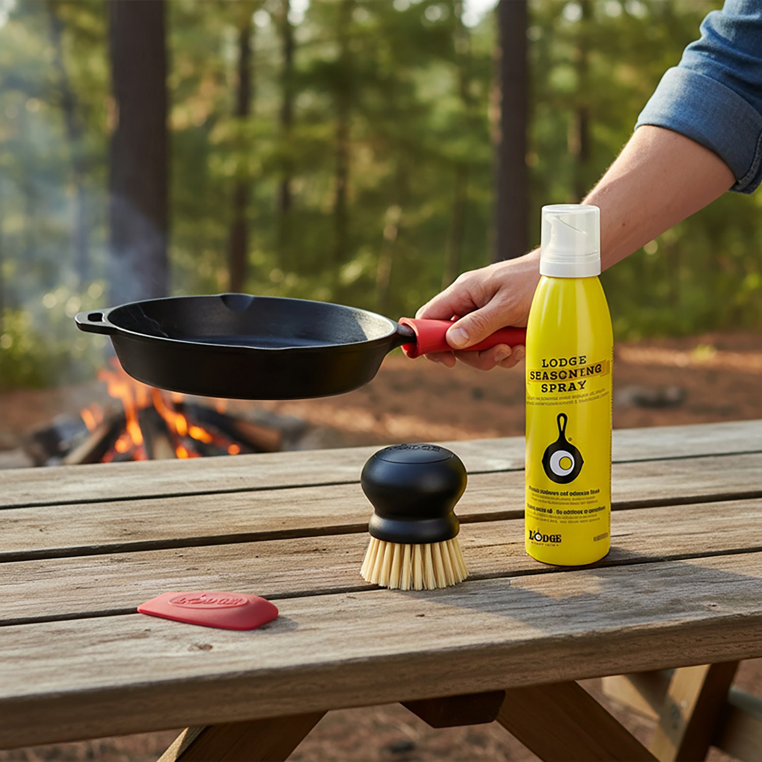 Lodge Seasoned Cast Iron Care Kit                                                                                                - view number 3