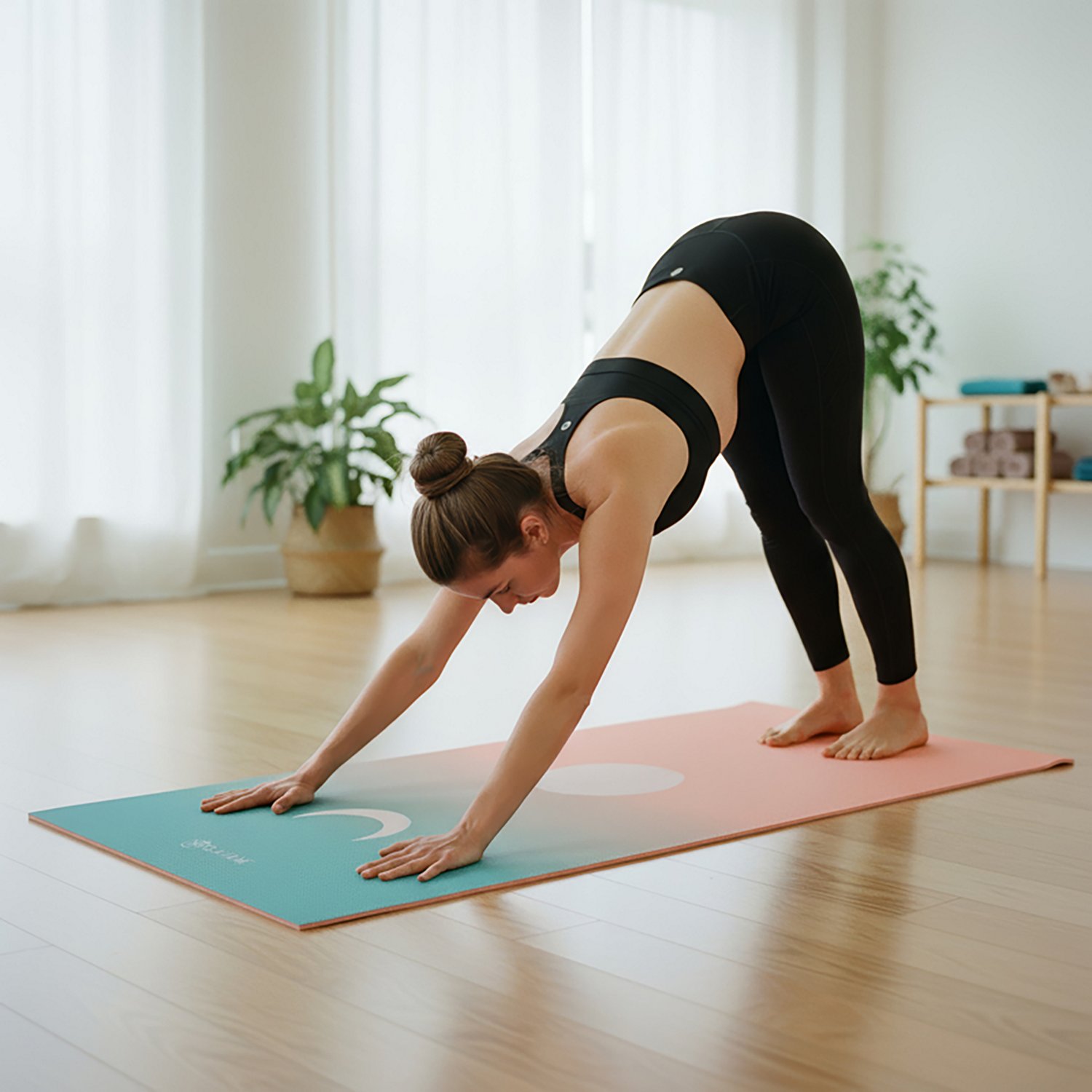 Gaiam Reversible Aubergine Swirl 24 x 68 x 0.24 in Yoga Mat                                                                      - view number 6