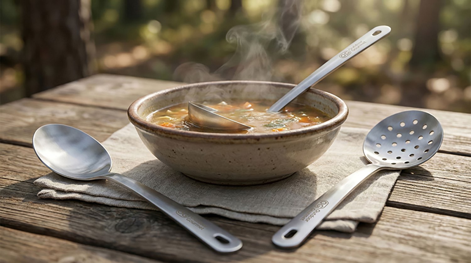 Outdoor Gourmet 3-Piece Stainless-Steel Serving Set - view number 3