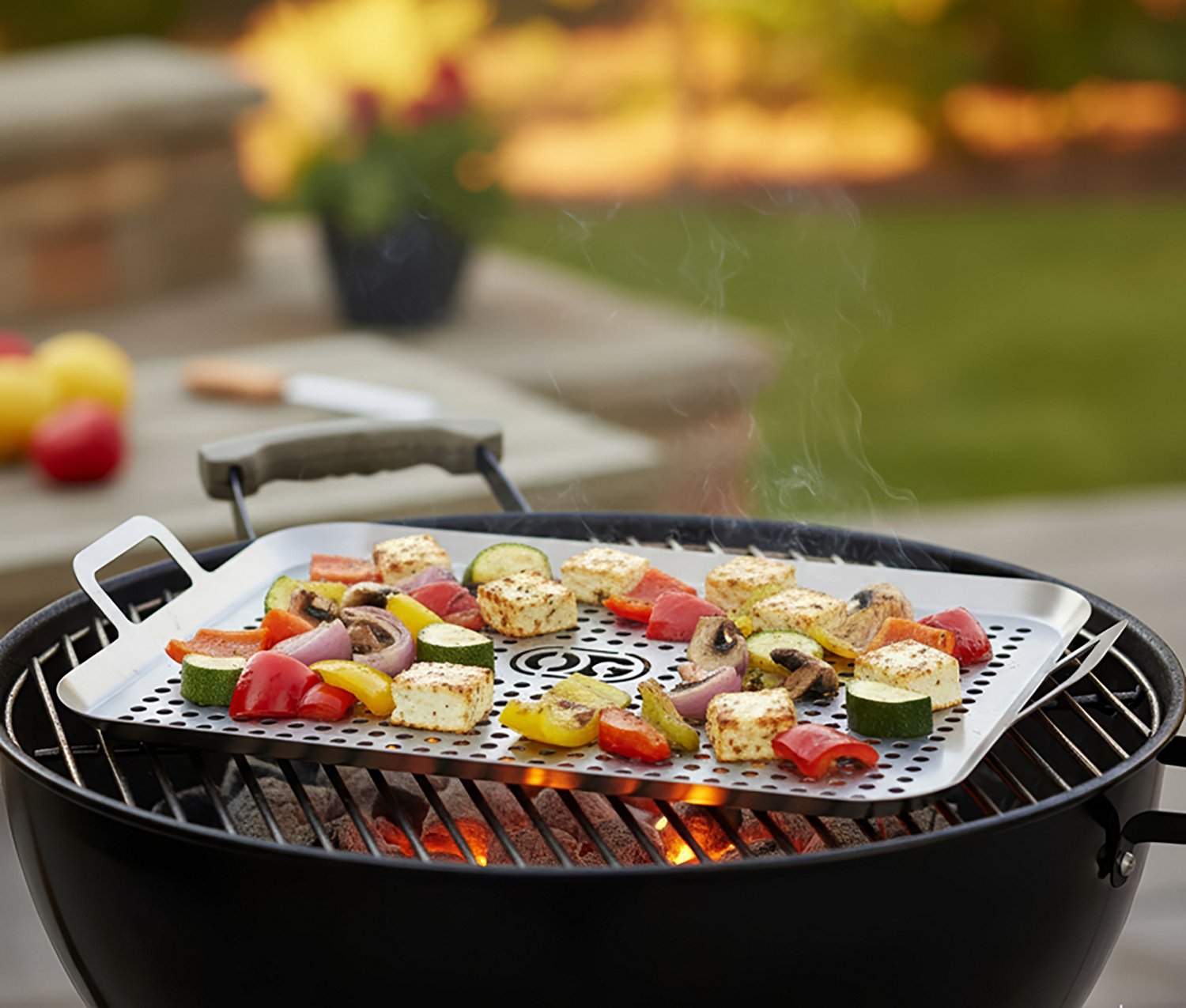 Outdoor Gourmet Stainless-Steel Grill Topper - view number 3