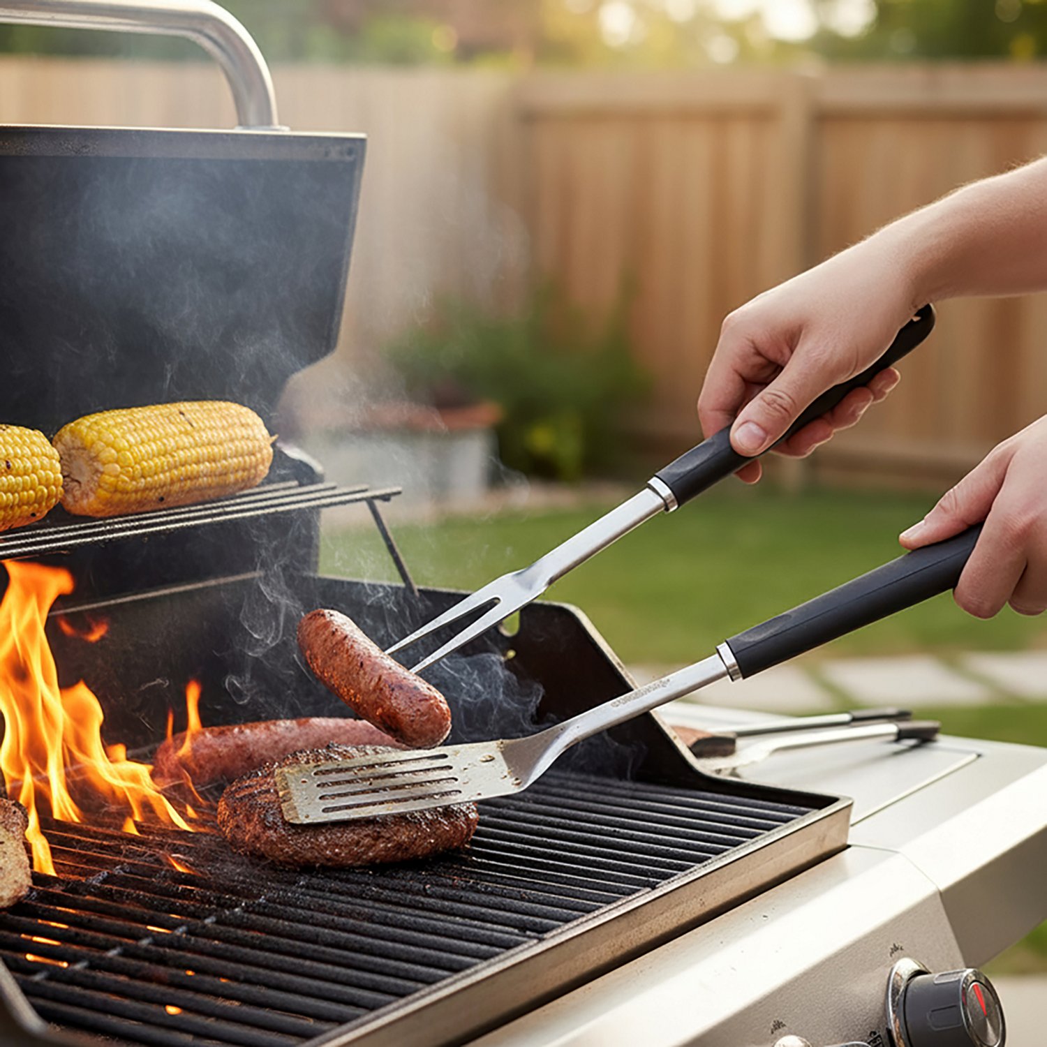 Outdoor Gourmet 3-Piece Barbecue Tool Set                                                                                        - view number 3