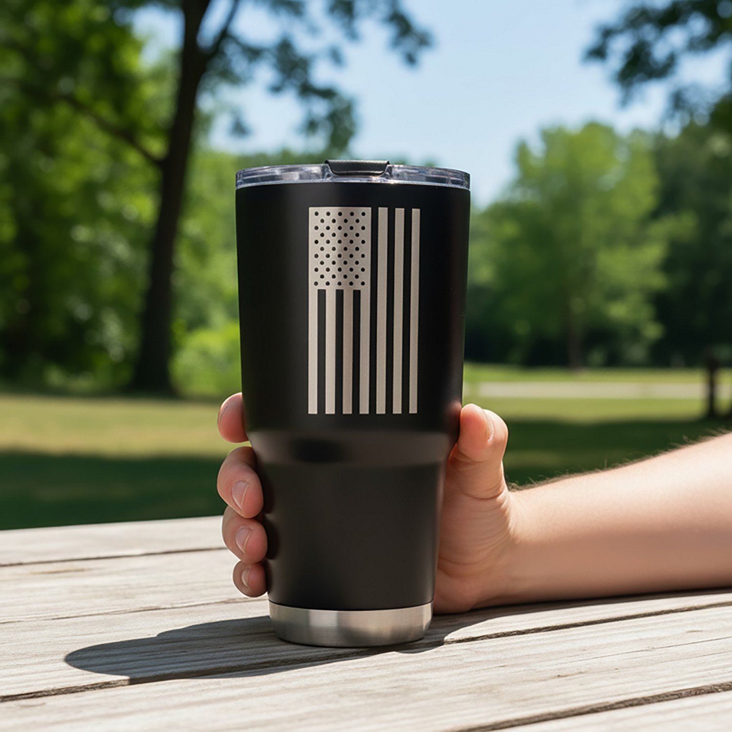 Magellan Outdoors ThrowBack US Flag Powder-Coat 30 oz Tumbler - view number 2