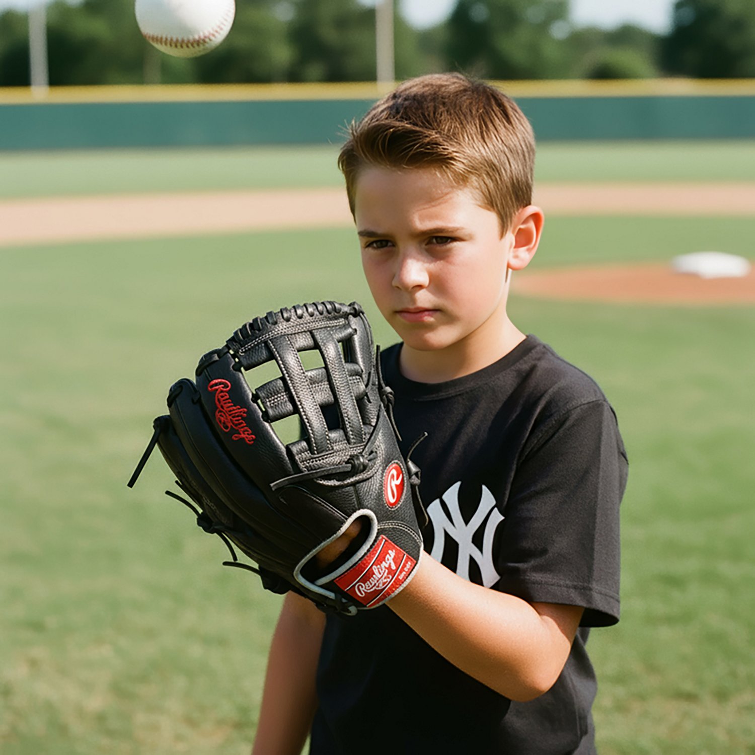 Rawlings Kids' Select Pro Lite New York Yankees Aaron Judge Model 12 in Baseball Glove - view number 6