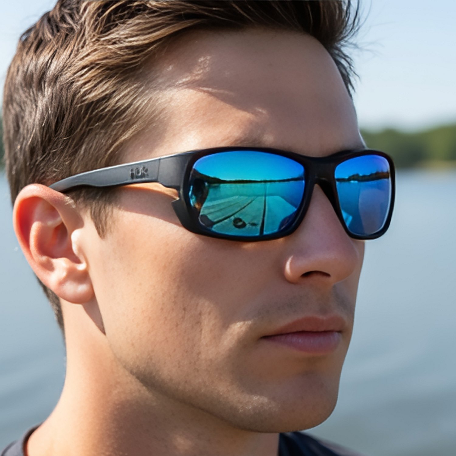 Huk Challenge Polarized Wrap-Around Sunglasses                                                                                   - view number 2