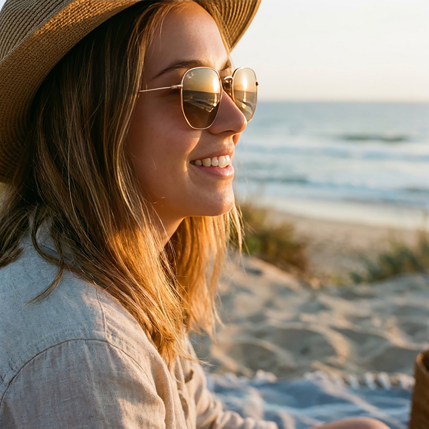 Ray-Ban Hexagonal Sunglasses                                                                                                     - view number 6