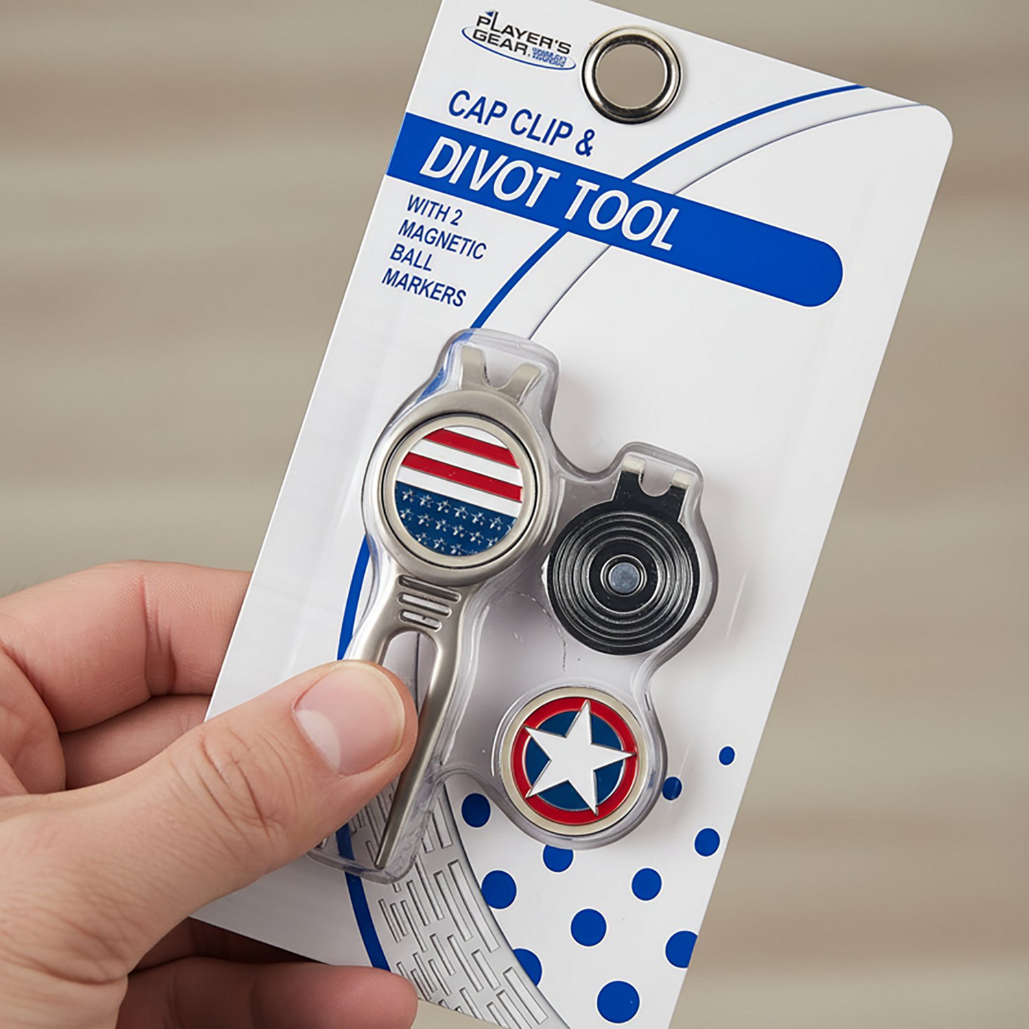 Players Gear USA Divot Tool and Cap Clip