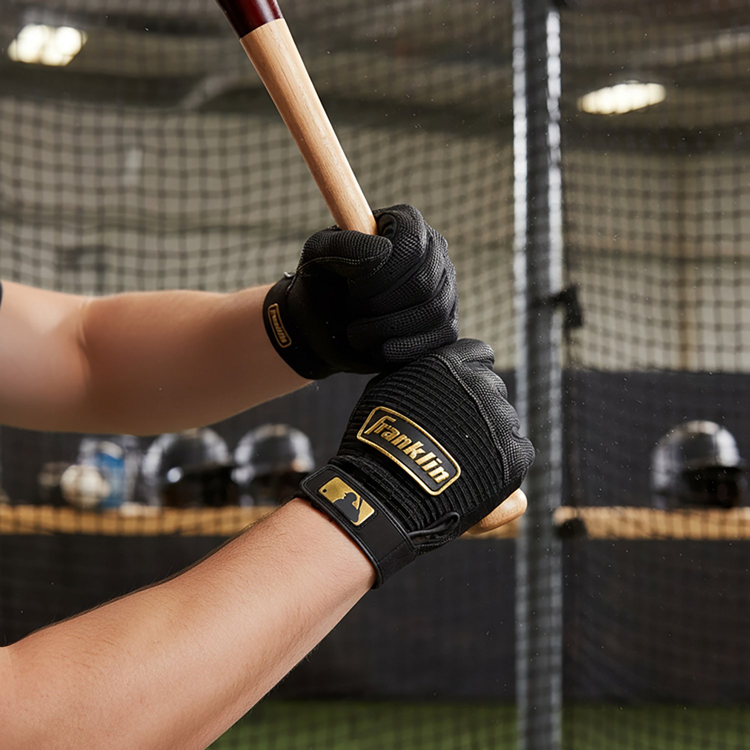 Franklin Adults' Pro Classic Batting Gloves                                                                                      - view number 7