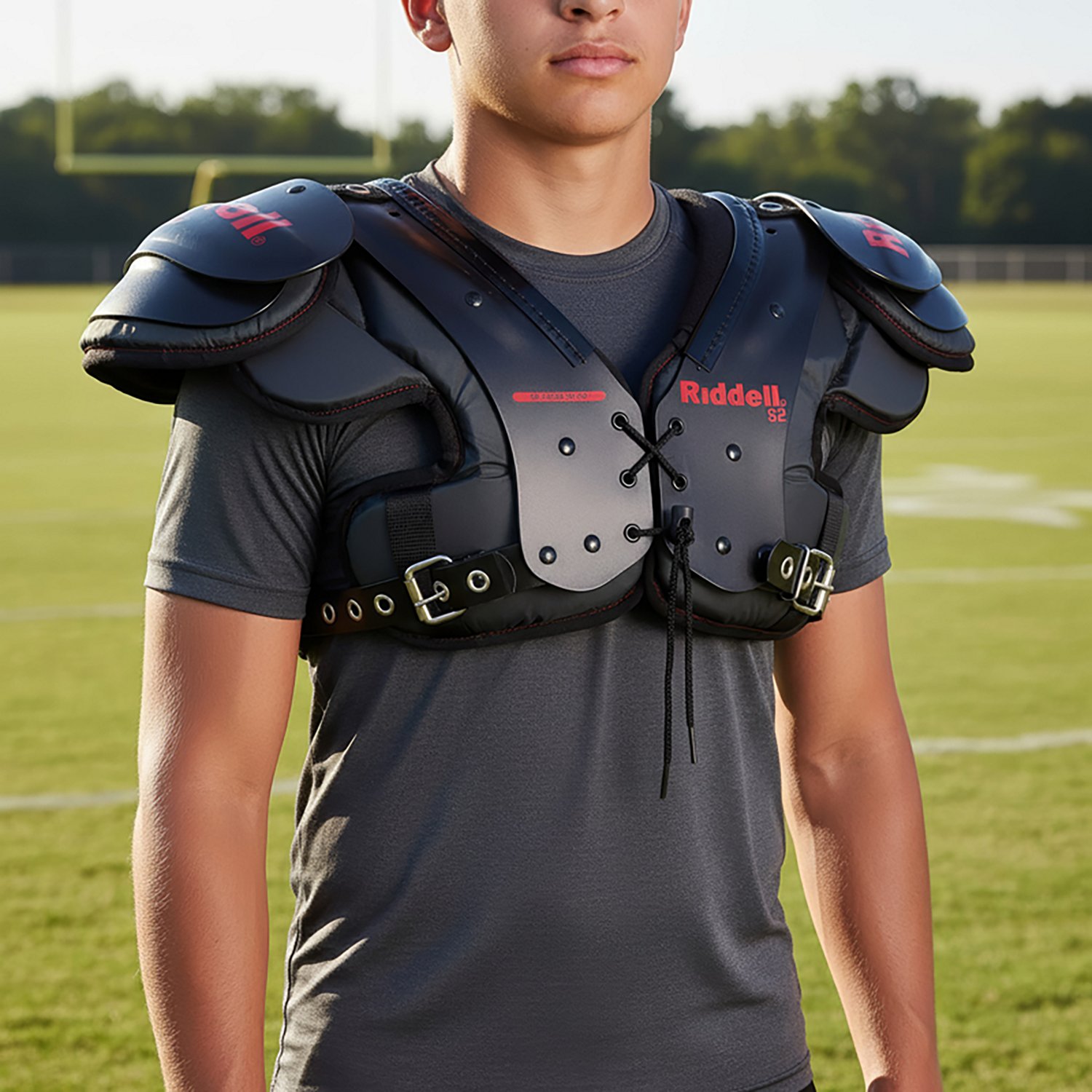 Riddell Boys' S2 Shoulder Pads                                                                                                   - view number 3