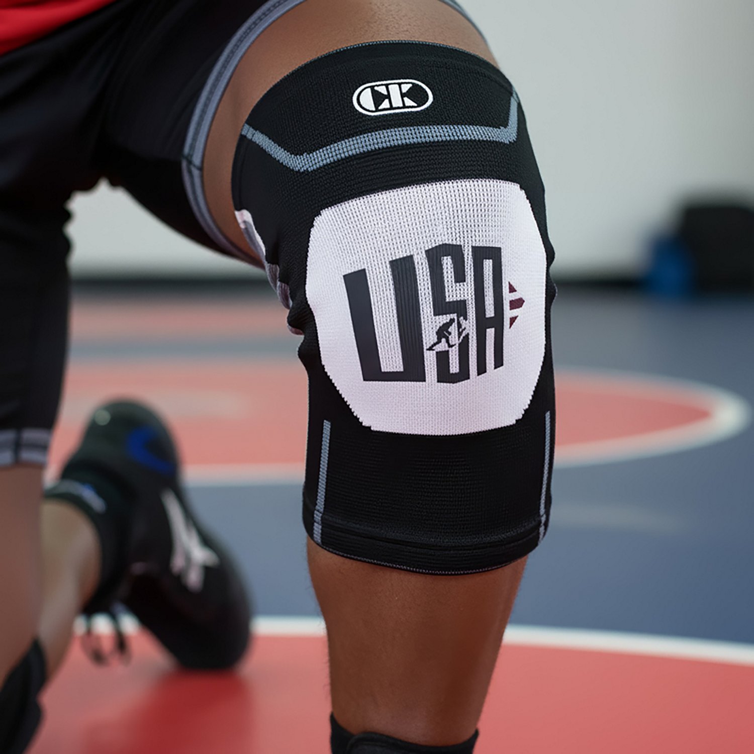 Cliff Keen Adults' The Sure Shot USA Knee Sleeve  - view number 3