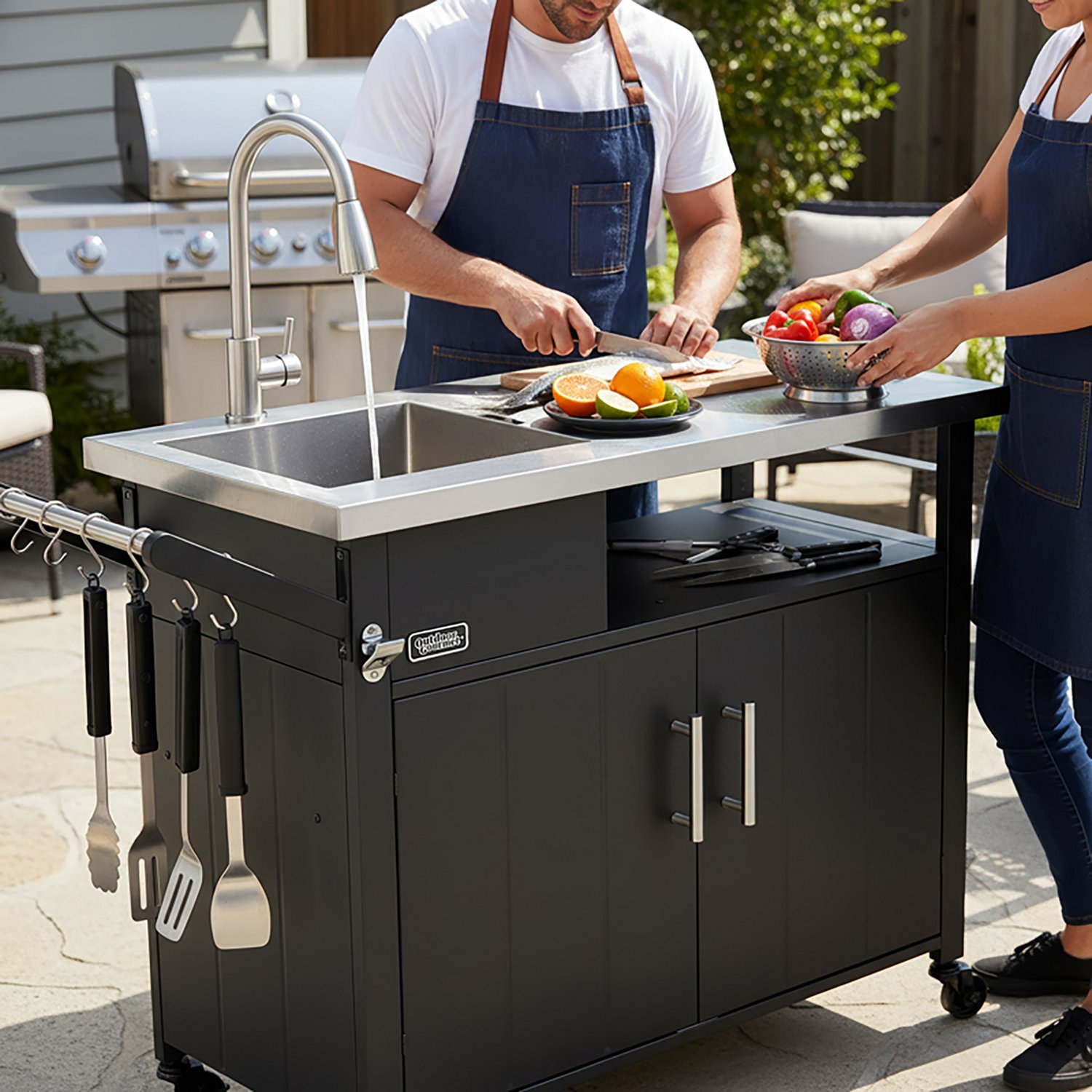 Outdoor Gourmet Outdoor Cooking Prep Station                                                                                     - view number 6