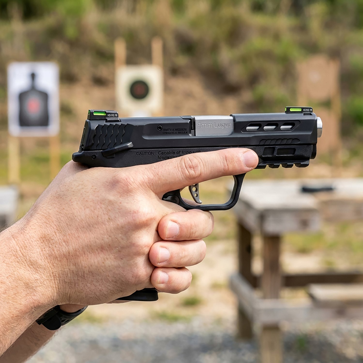 Smith & Wesson Performance Center M&P9 Shield EZ Silver 9mm Handgun - view number 3