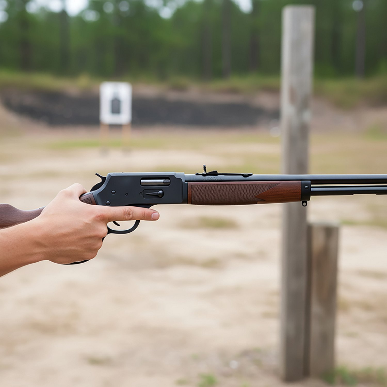 Henry Big Boy Large Loop Side Gate Steel .357 Magnum Lever-Action Rifle - view number 2