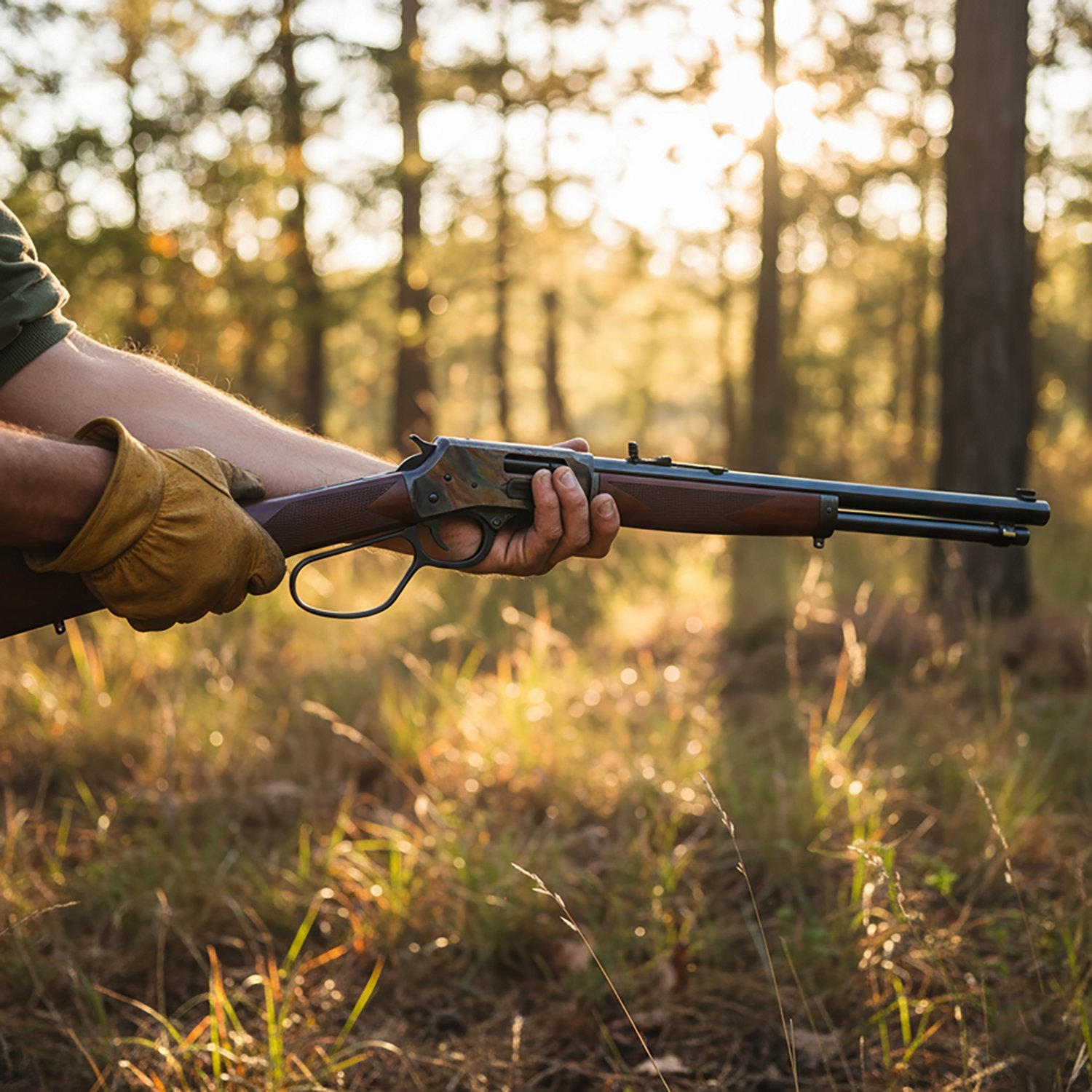 Henry Big Boy Case Hardened Side Gate Carbine 357 Magnum Lever-Action Rifle - view number 2