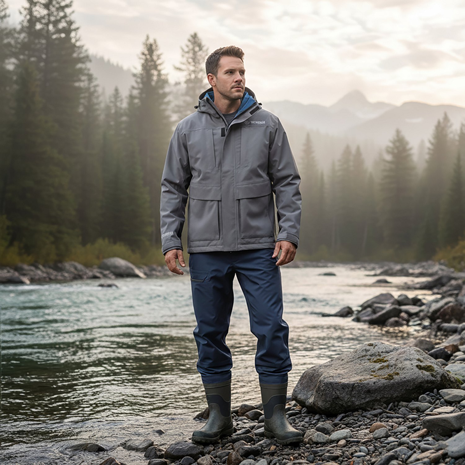 Magellan Outdoors Men's FishGear Overcast Parka