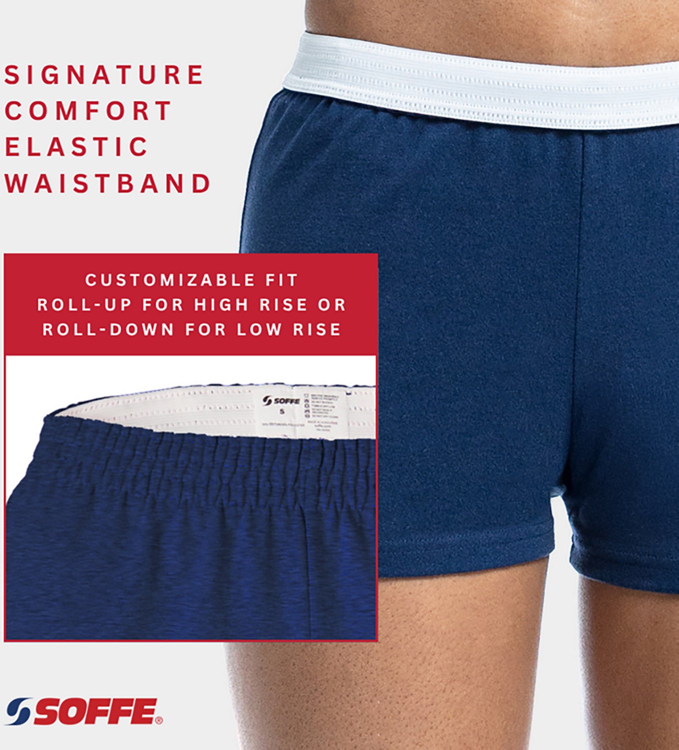 Soffe Women's Authentic Athletic Performance Shorts                                                                              - view number 6