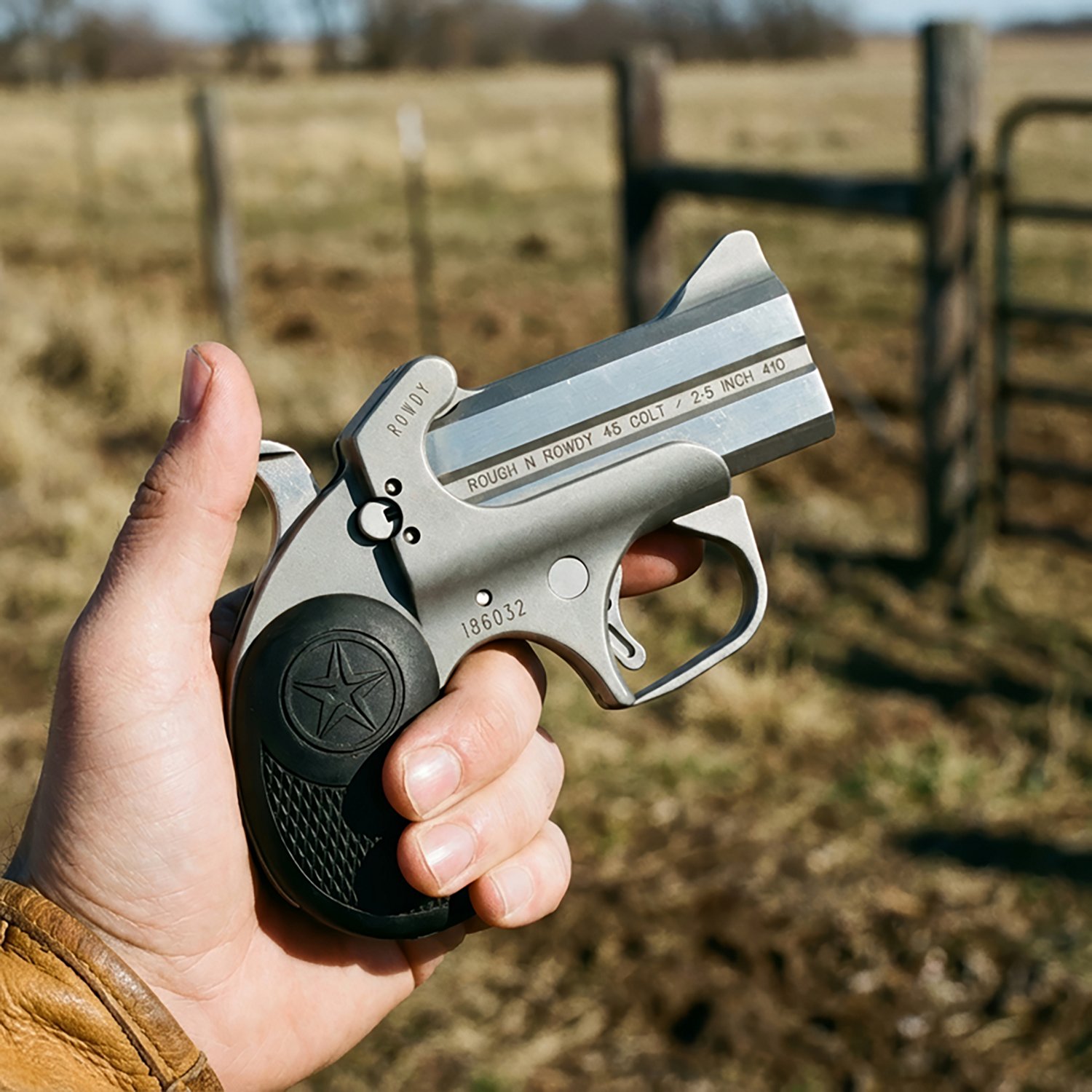 Bond Arms Rowdy .410 45LC Derringer Handgun - view number 4