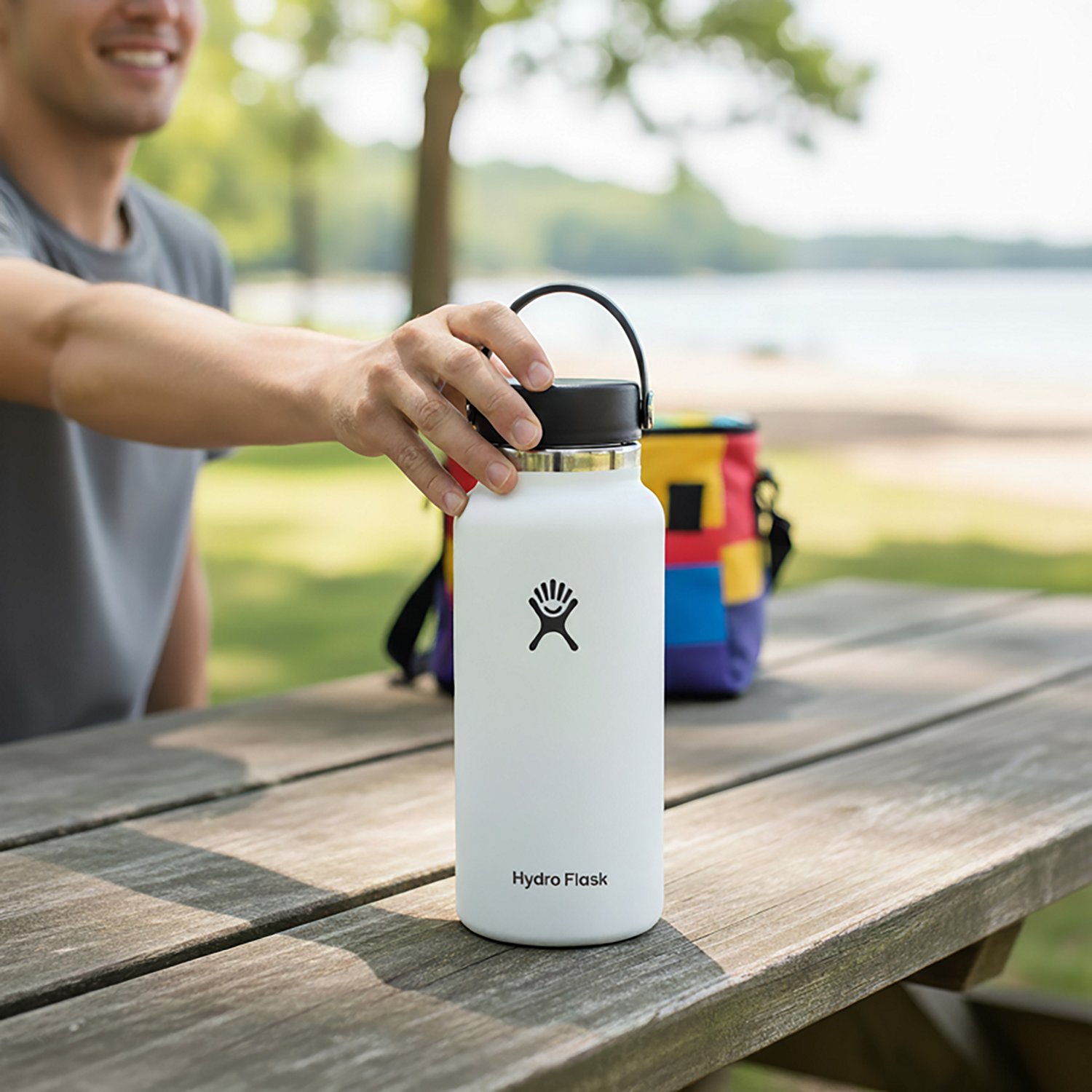 Hydro Flask Wide Mouth 2.0 40 oz Bottle with Flex Cap - view number 3