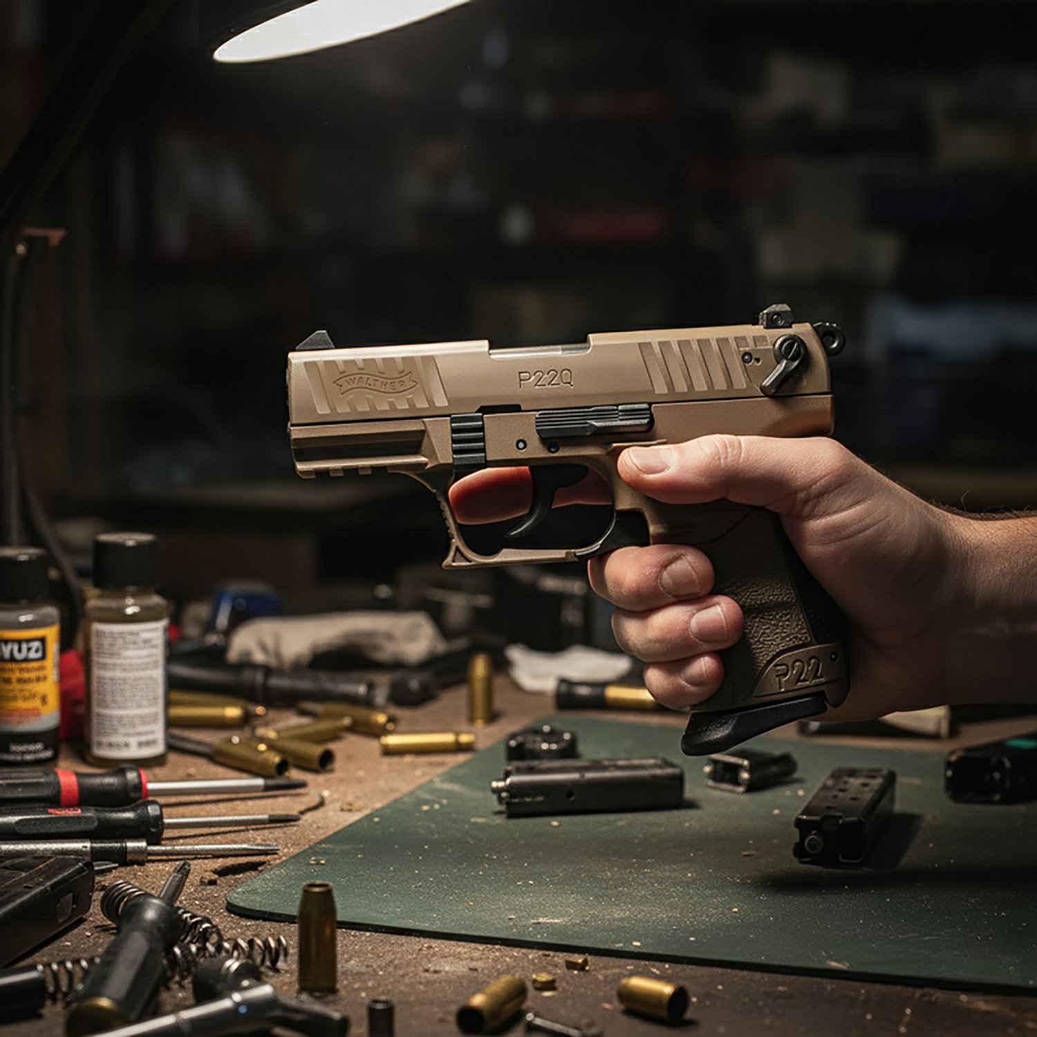 Walther P22Q Military FDE 22 LR Rimfire Pistol - view number 2