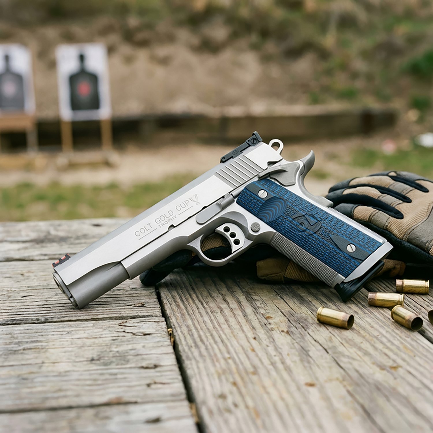 Colt 1911 Gold Cup Trophy 38 Super Pistol - view number 3