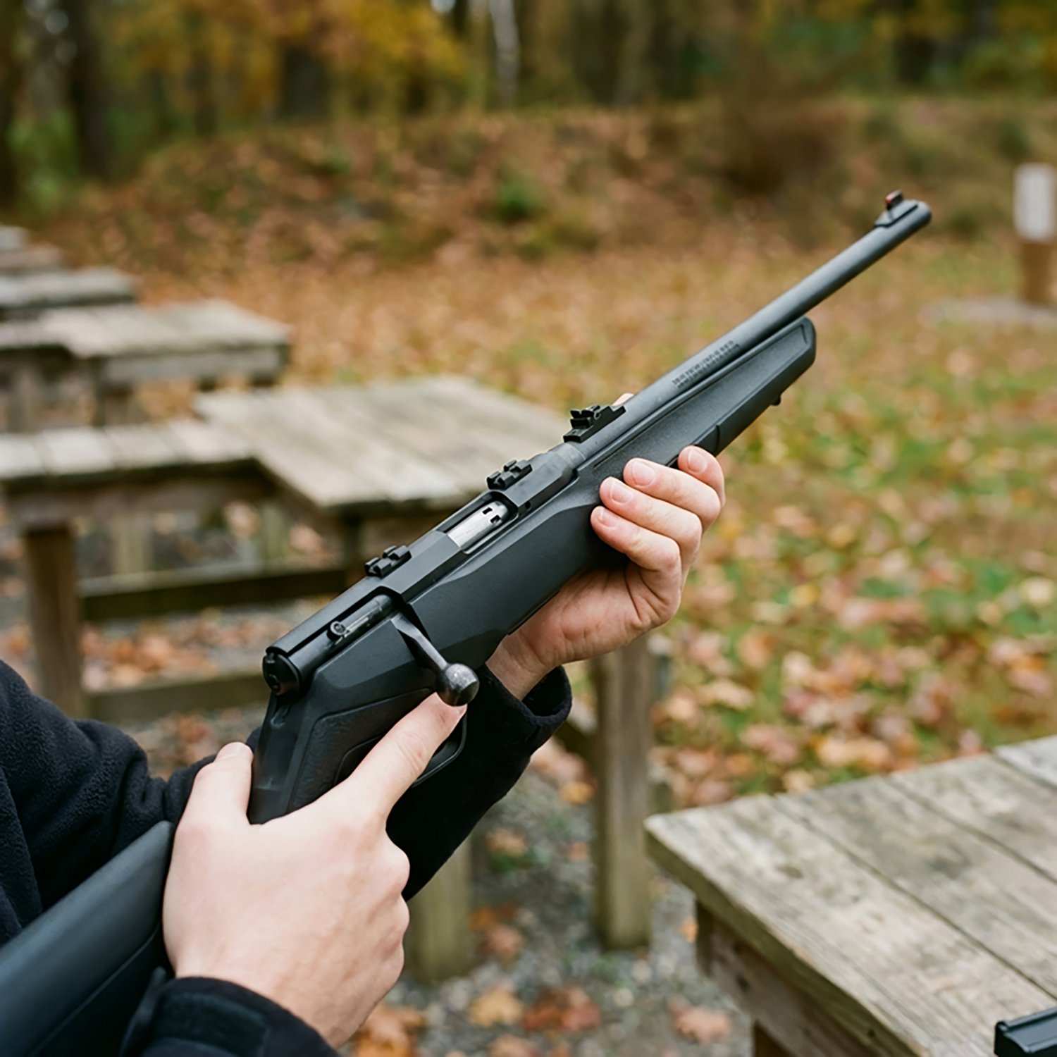 Savage 70214 B22 F Compact .22LR Bolt Action Rimfire Right Hand Rifle                                                            - view number 4