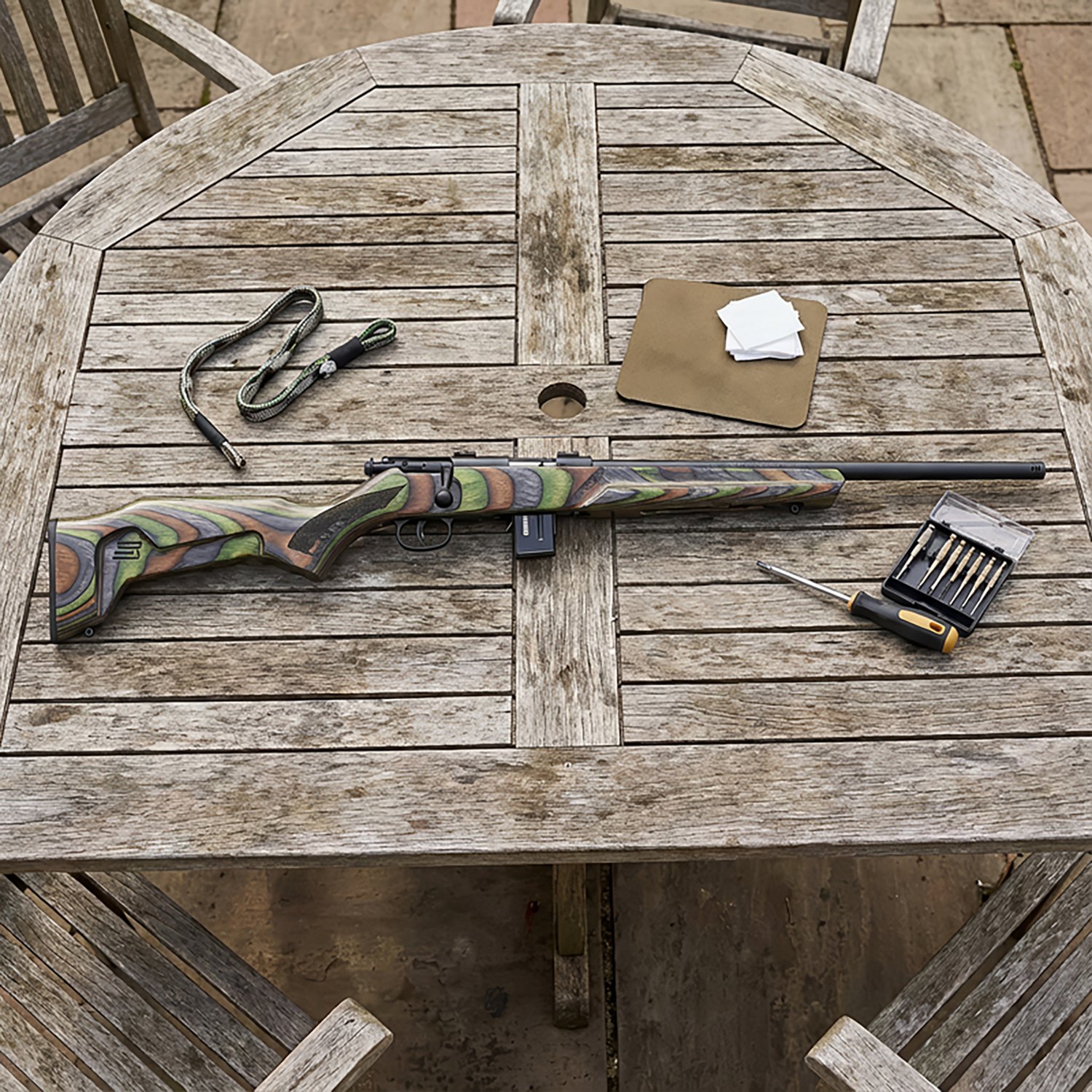 Savage 91936 Mark II Minimalist .22 WMR Bolt Action Rimfire Rifle - view number 6