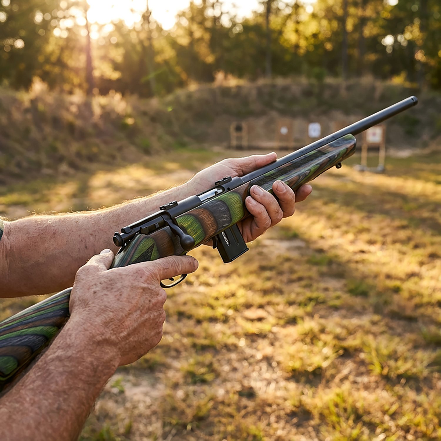 Savage 91936 Mark II Minimalist .22 WMR Bolt Action Rimfire Rifle - view number 7