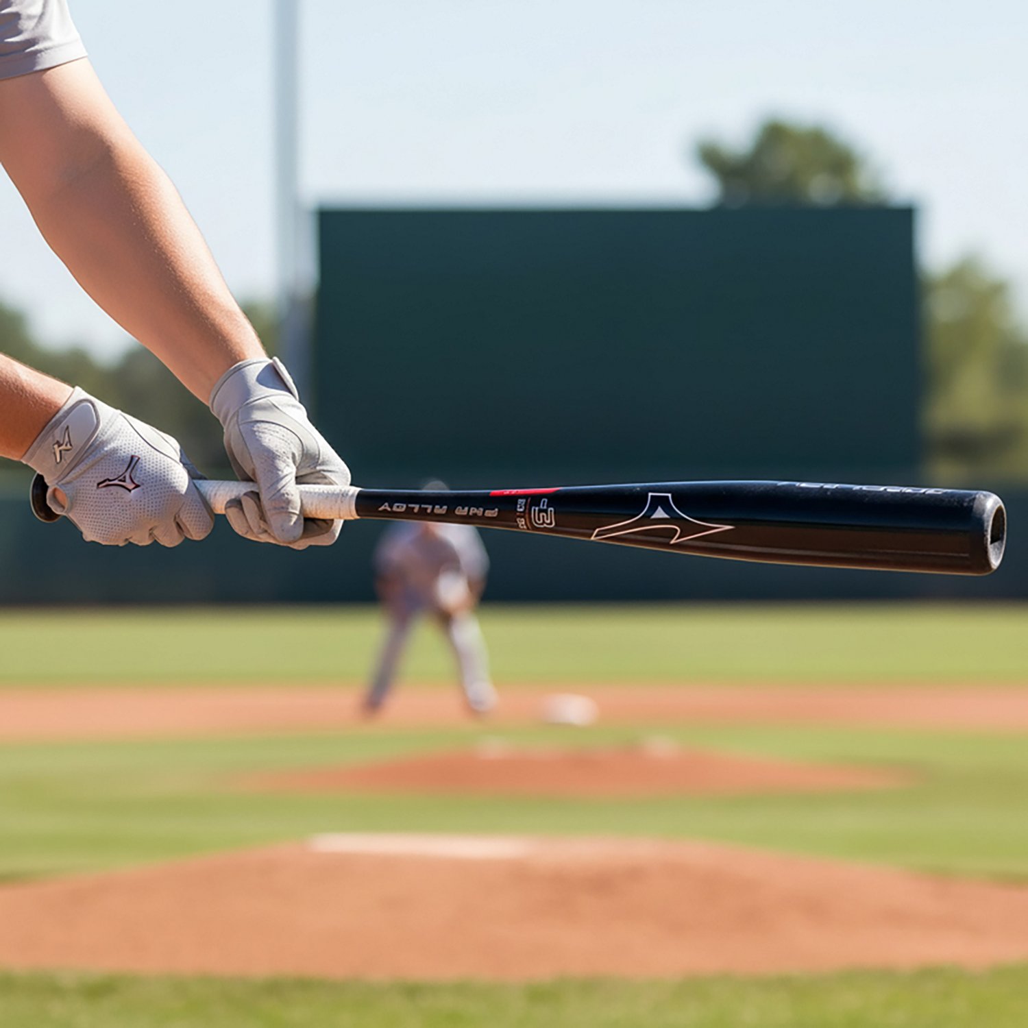 Mizuno PWR ALLOY BBCOR Baseball Bat (-3)                                                                                         - view number 4