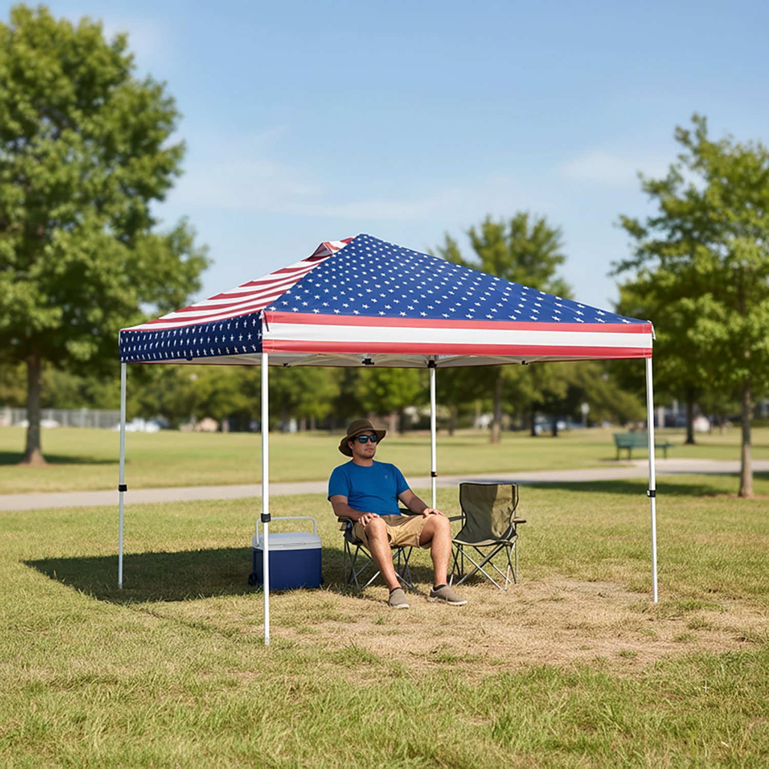 Academy Sports + Outdoors 10 x 10 Straight Canopy USA - view number 3