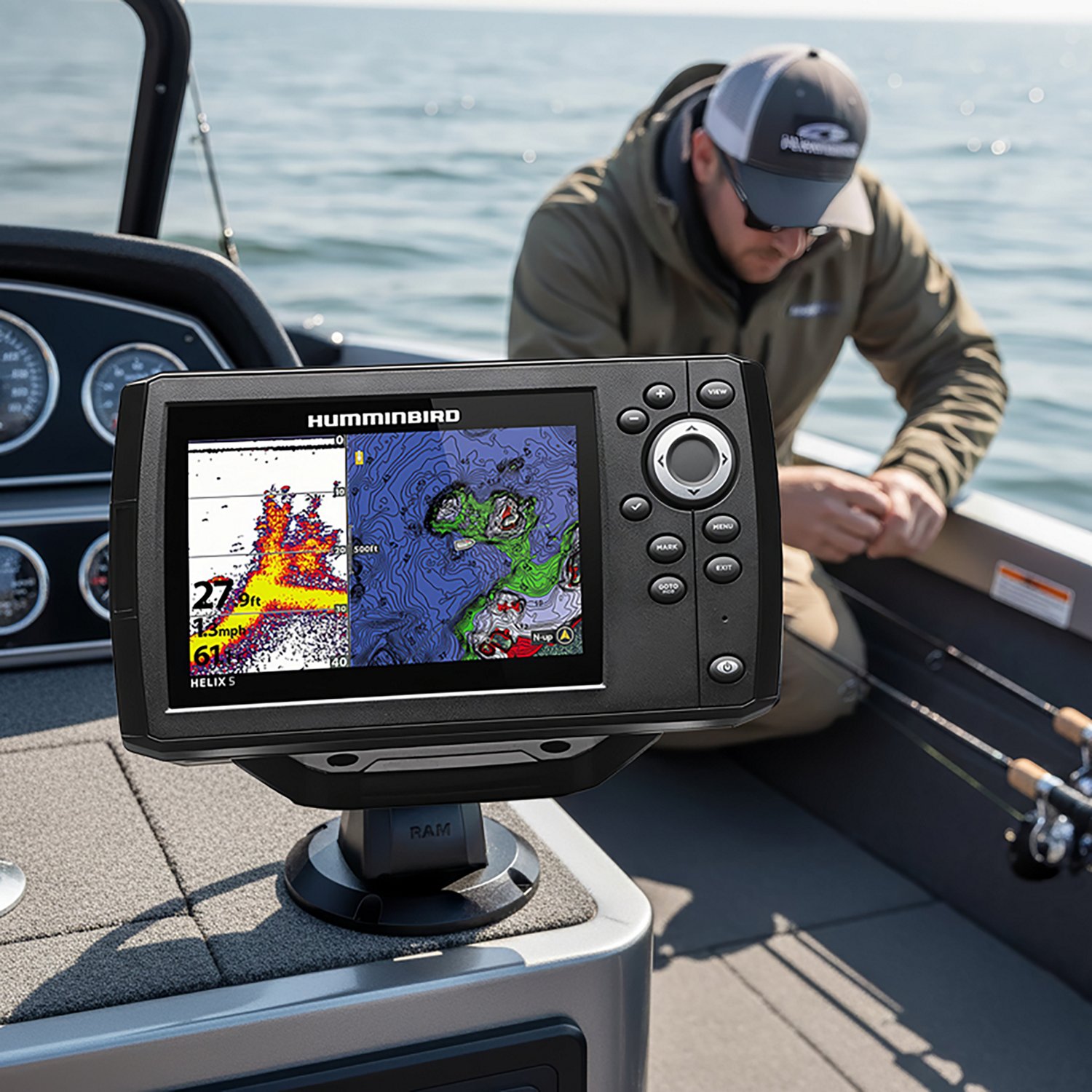 Humminbird Helix 5 CHIRP GPS G3 Depth Finder - view number 6