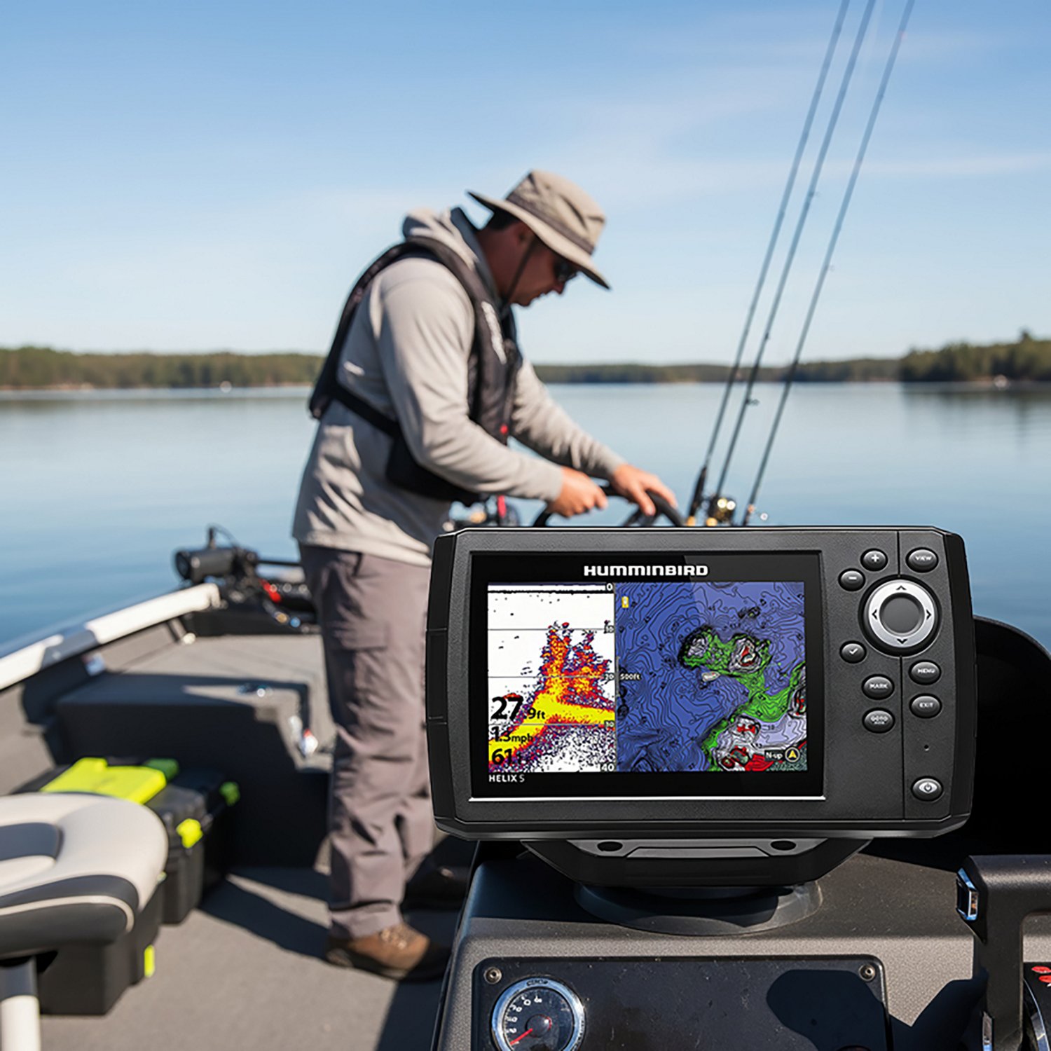 Humminbird Helix 5 CHIRP GPS G3 Depth Finder - view number 7