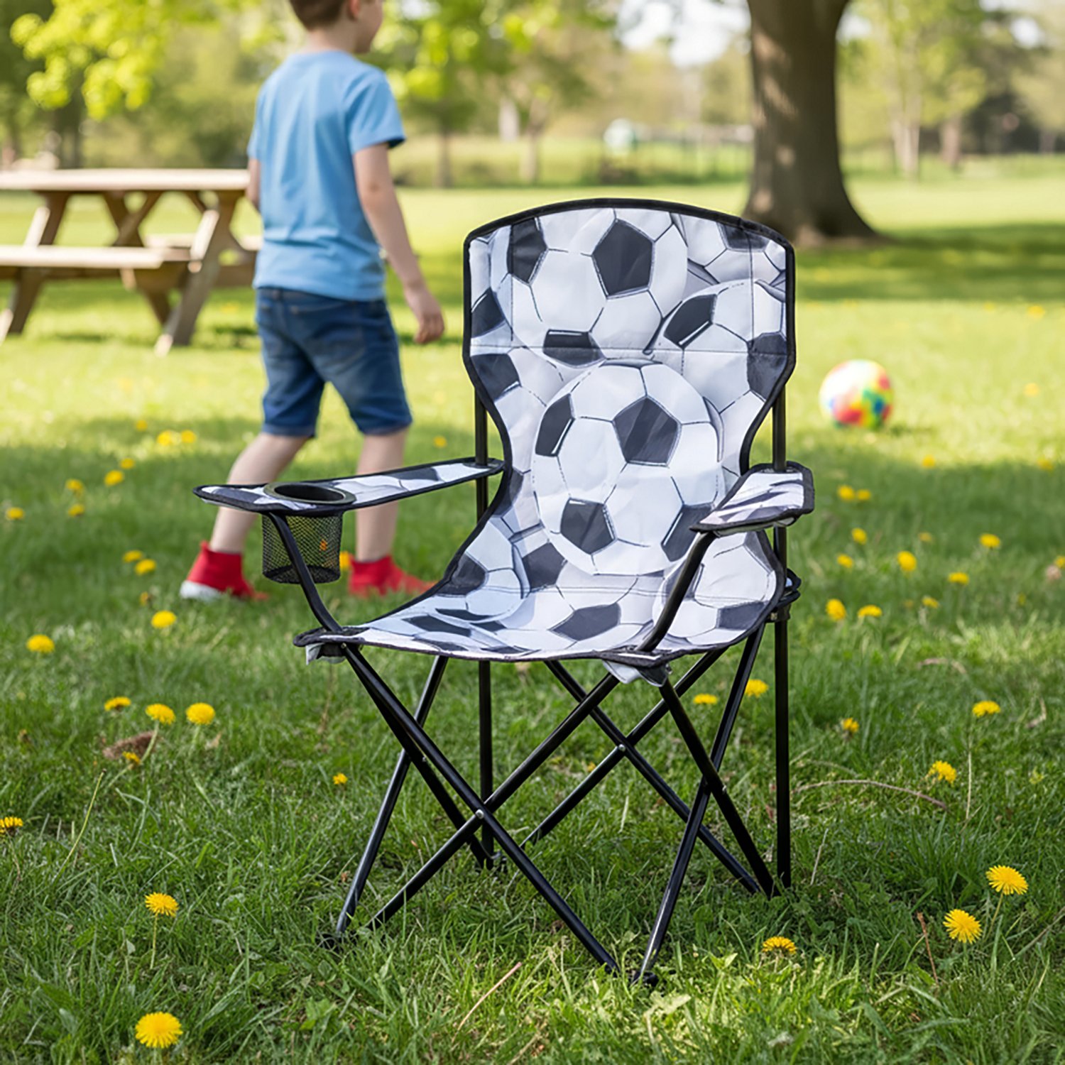 Academy Sports + Outdoors Kids’ Soccer Folding Chair - view number 4