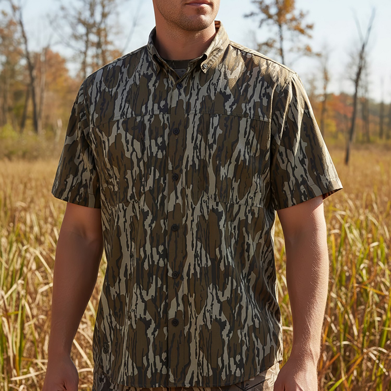 Magellan Outdoors Men's Lightweight Ripstop Button Down Short Sleeve Shirt                                                       - view number 6