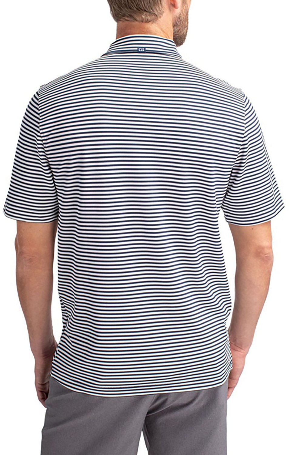 Cutter & Buck Men's Auburn University Virtue Stripe Polo Shirt - view number 2