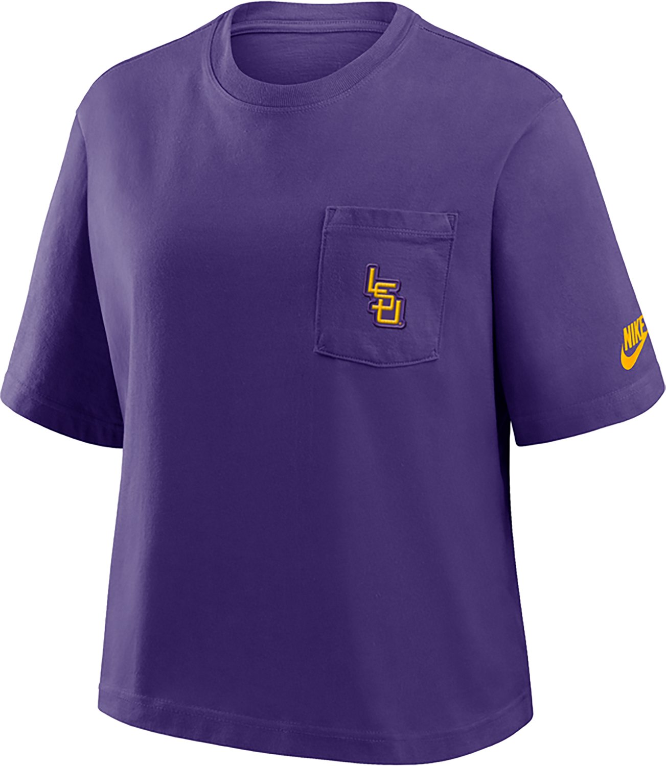 Nike Women's Louisiana State University Legacy Pocket Boxy Graphic T-shirt - view number 2