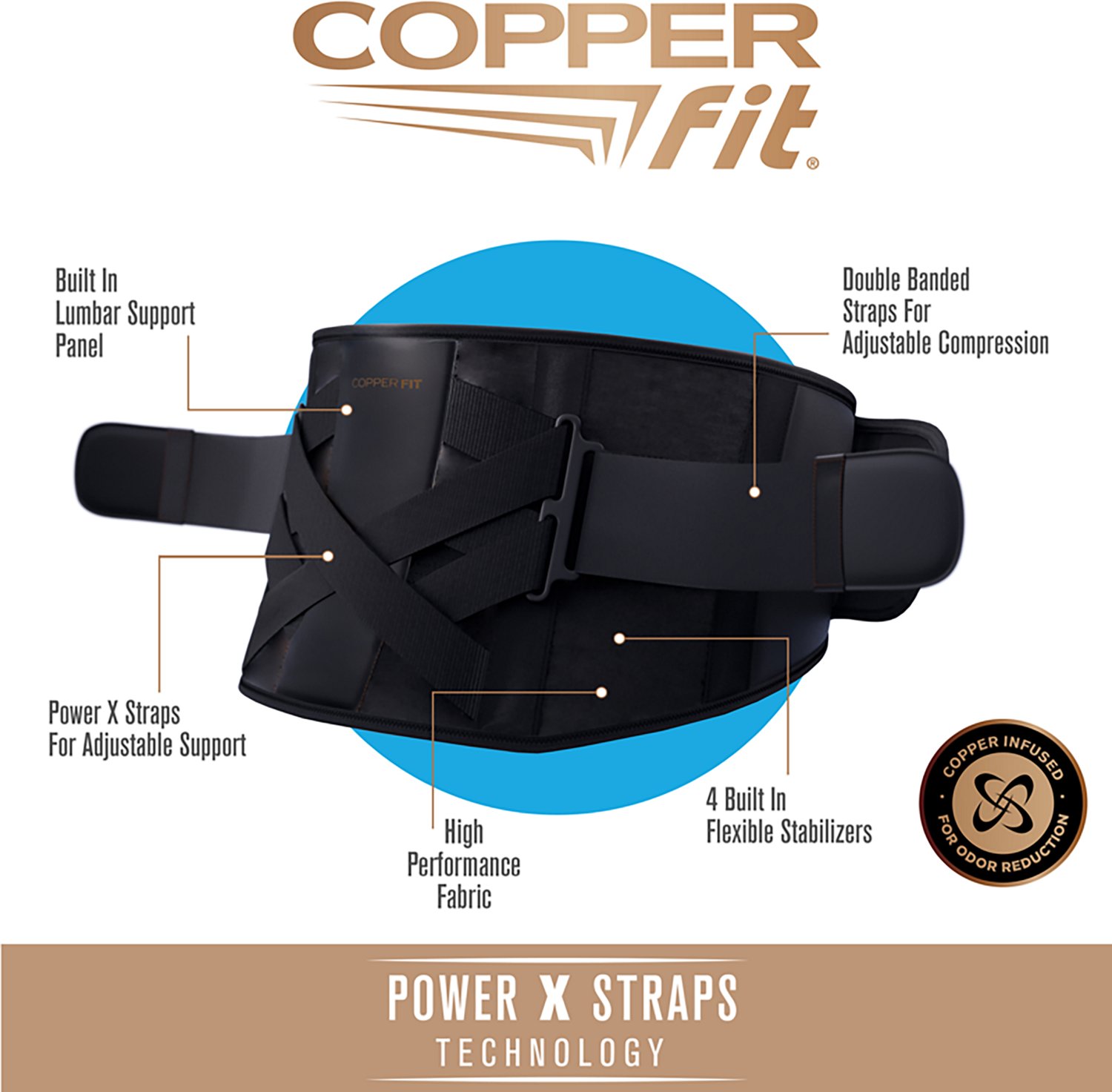 Copper Fit X-Back Waist Back Pro - view number 2