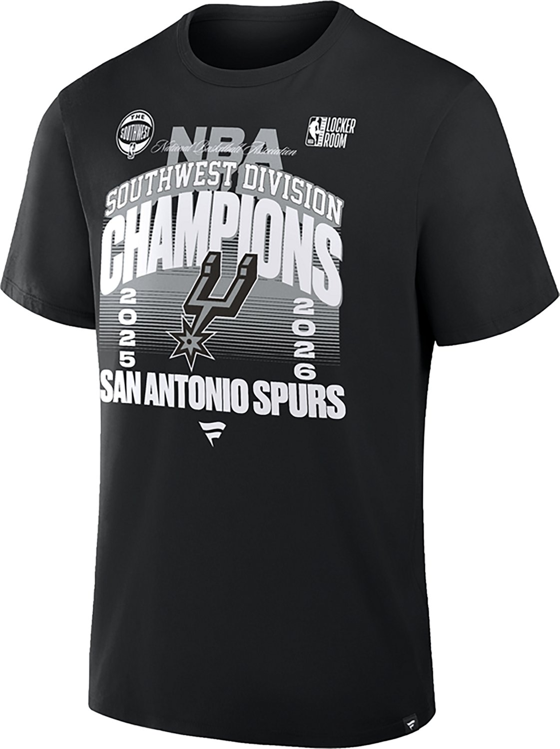 Fanatics Men's San Antonio Spurs 25-26 Division Champs Locker Room Graphic T-shirt - view number 2