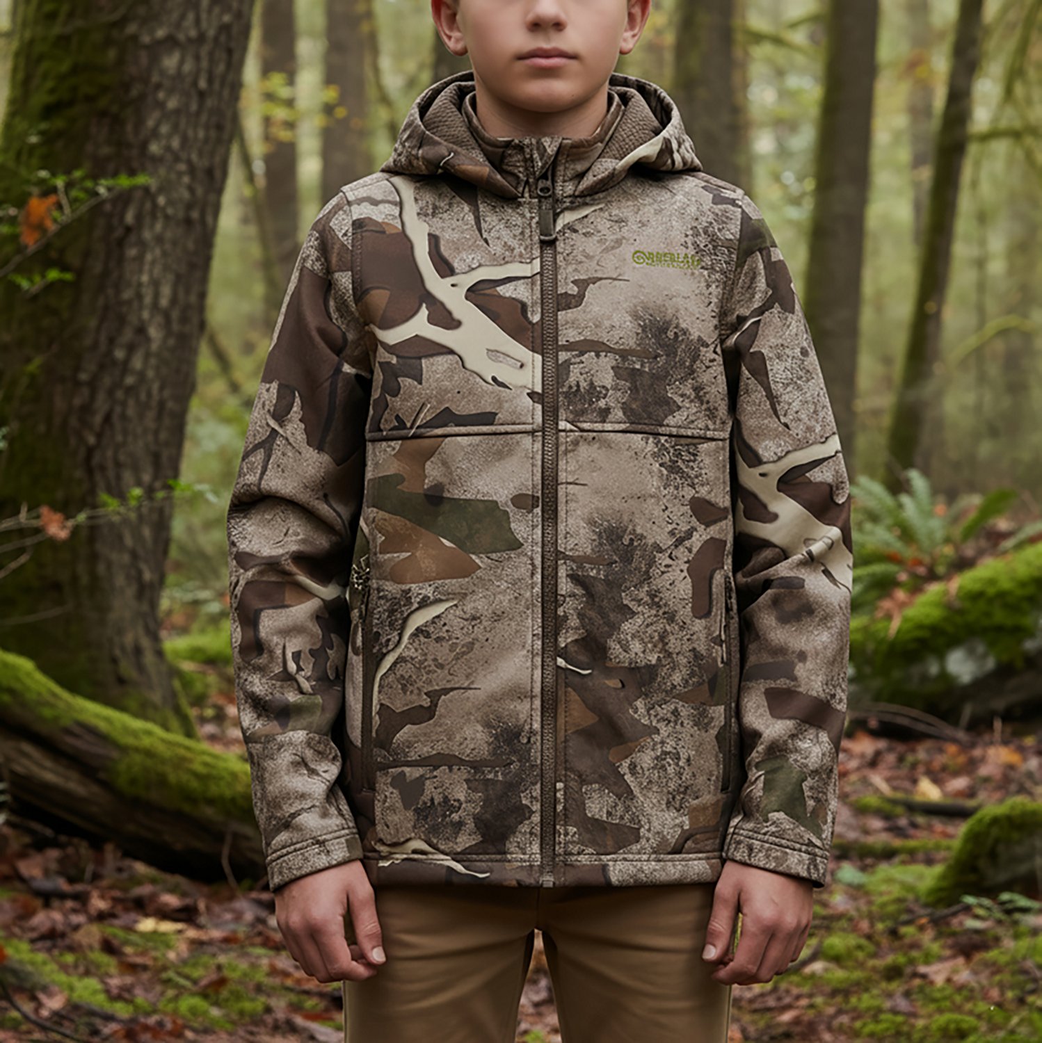 Magellan Outdoors Hunt Gear Youth Boone Hooded FZ Jacket - view number 3