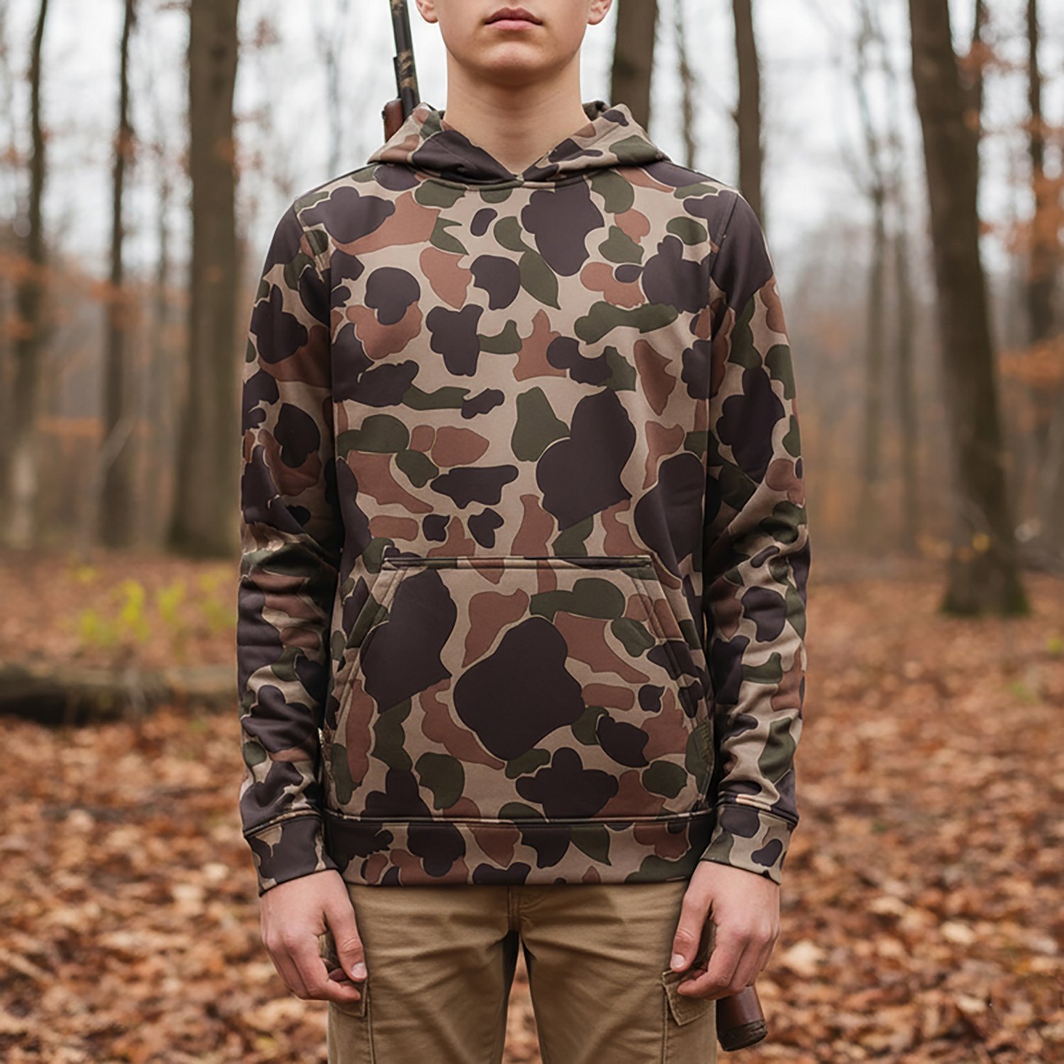 Magellan Outdoors Youth Hart Creek Fleece Pullover Hoodie                                                                        - view number 3