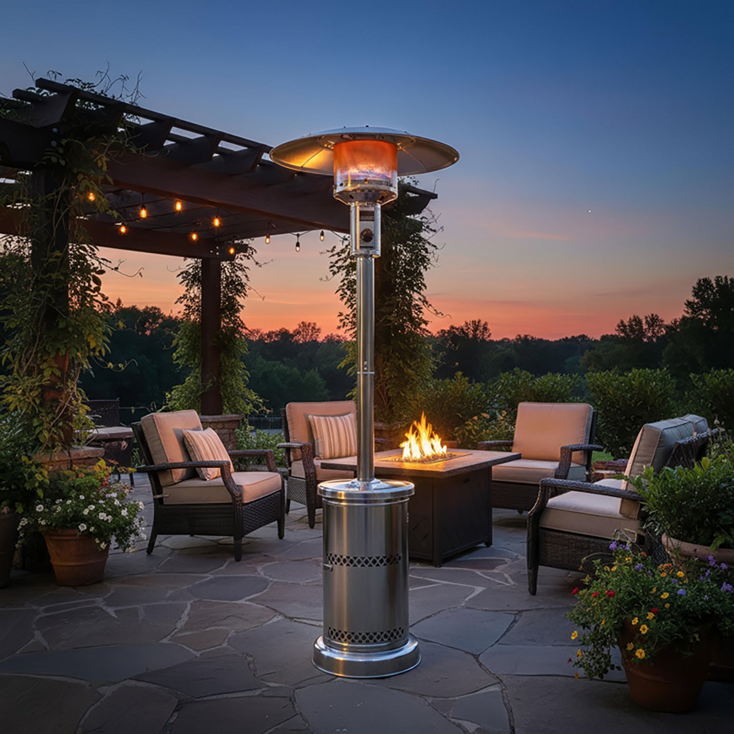 Mosaic Stainless Steel Patio Propane Heater                                                                                      - view number 4