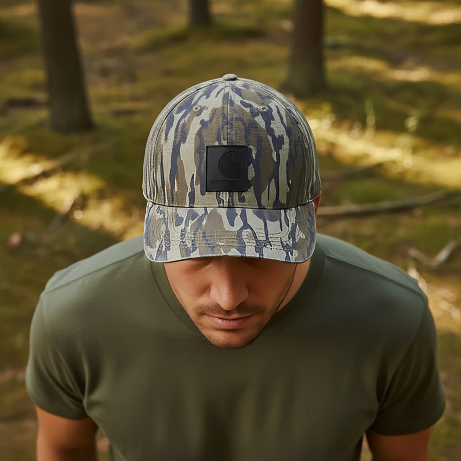 Carhartt Men’s Canvas Camo Cap - view number 3