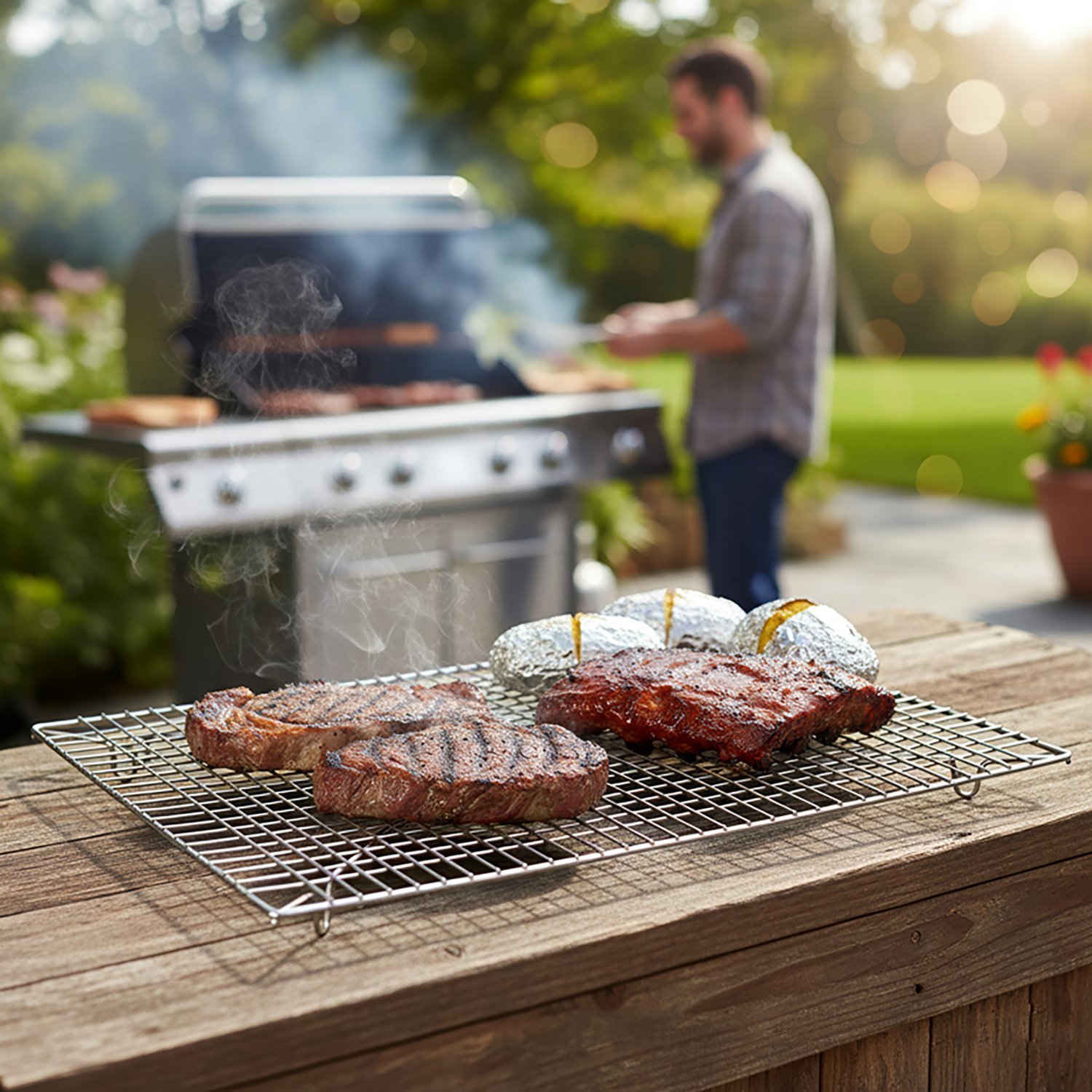 Outdoor Gourmet Cooking and Cooling Rack - view number 5