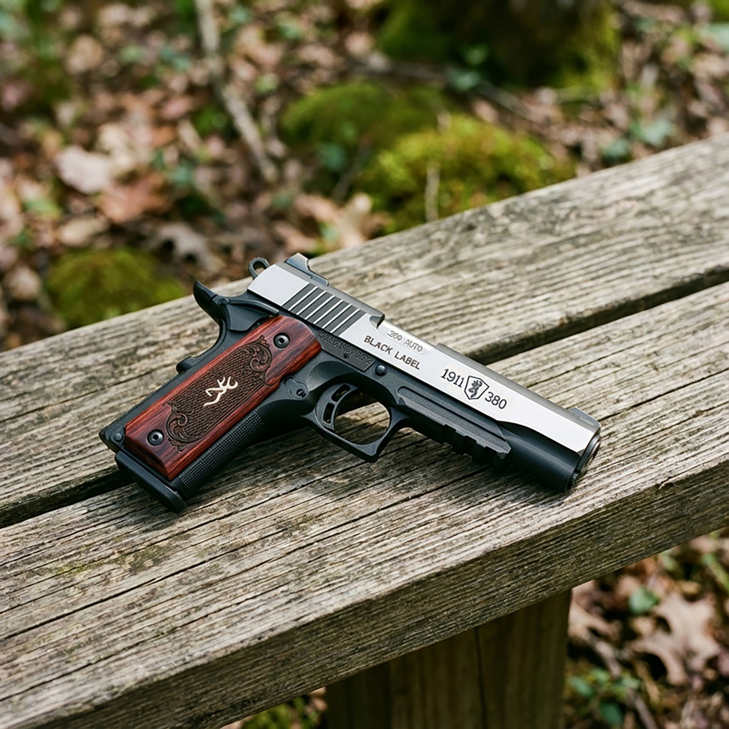 Browning 1911-380 Black Label Medallion Pro Night 380 ACP 4.25 in Centerfire Pistol - view number 2