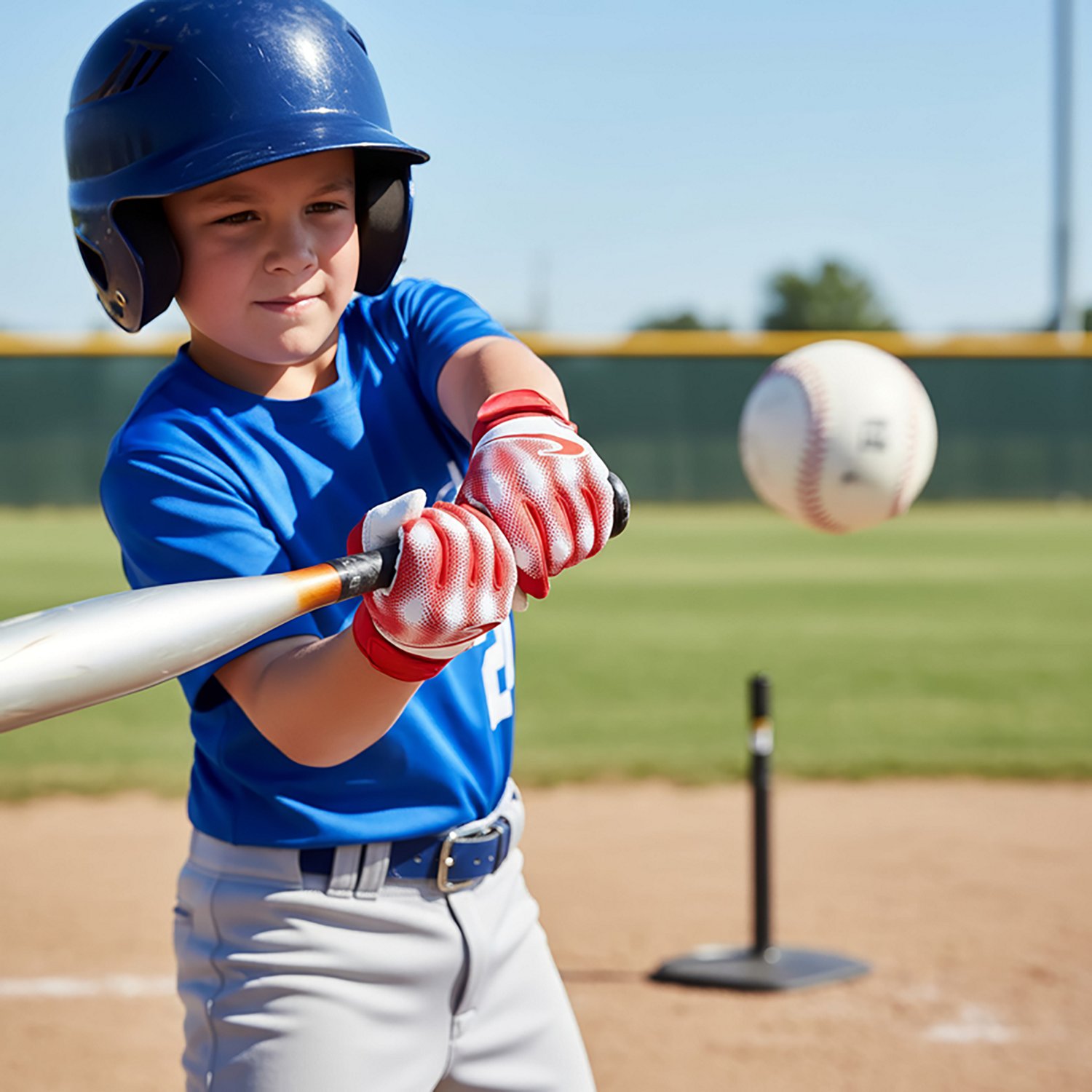 Nike Kids’ T-Ball Alpha Batting Glove                                                                                          - view number 5