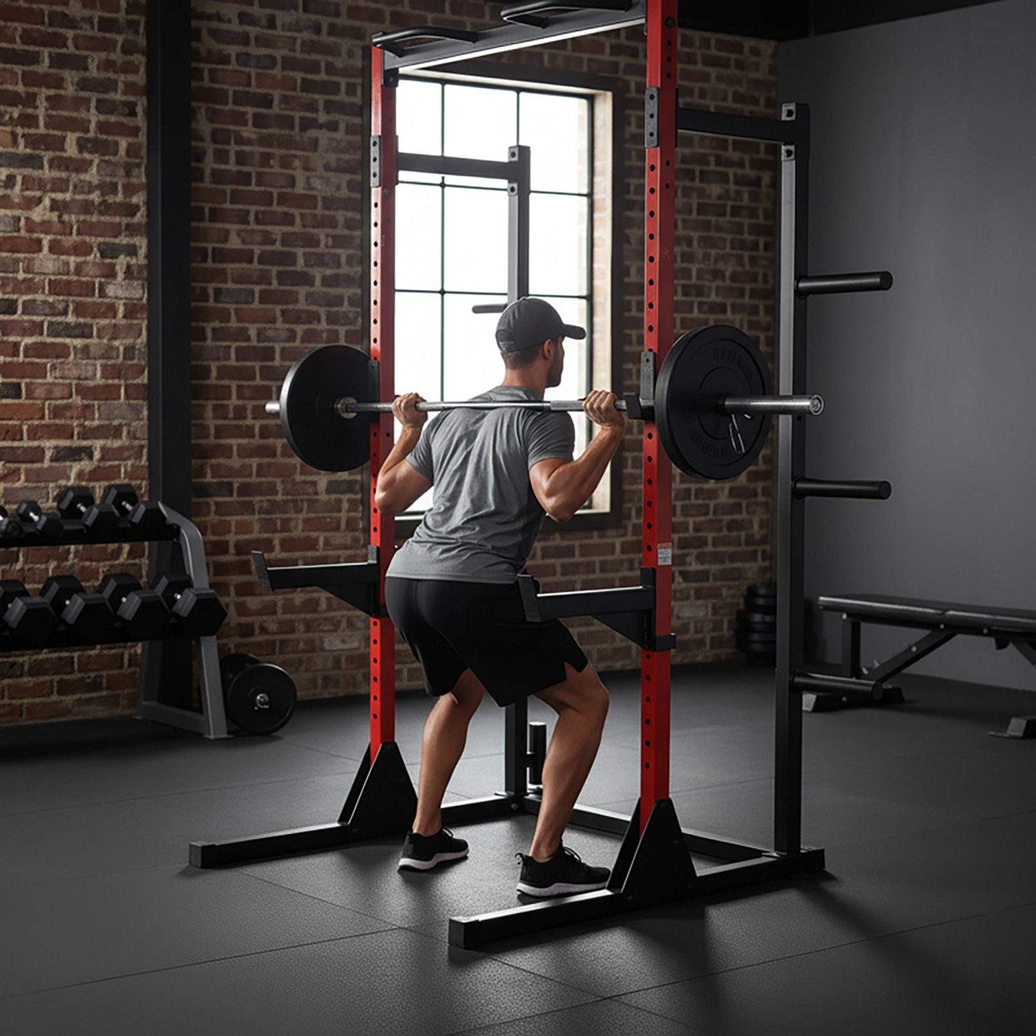 CAP Barbell Strength Power Rack Sports Edition + 1/2 Rack Conversion - view number 4