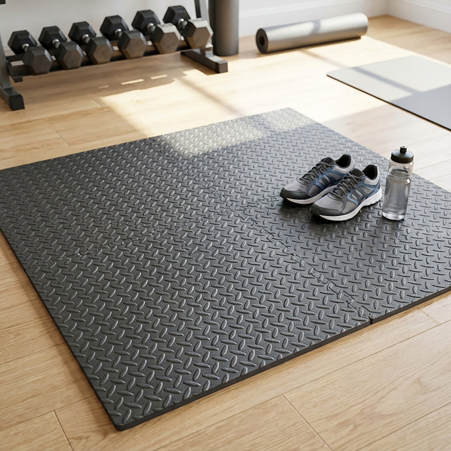 BCG ½” Diamond Plate Fitness Flooring System 6-Pack - view number 5