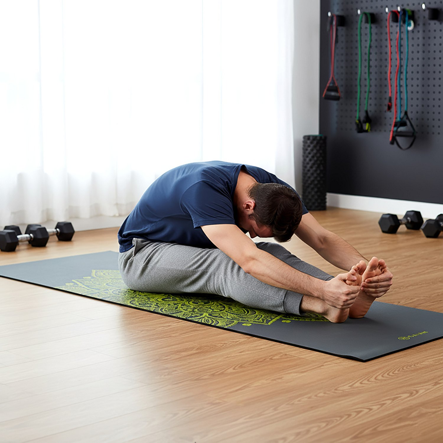 Gaiam 6mm Premium Citron Sundial Yoga Mat - view number 3