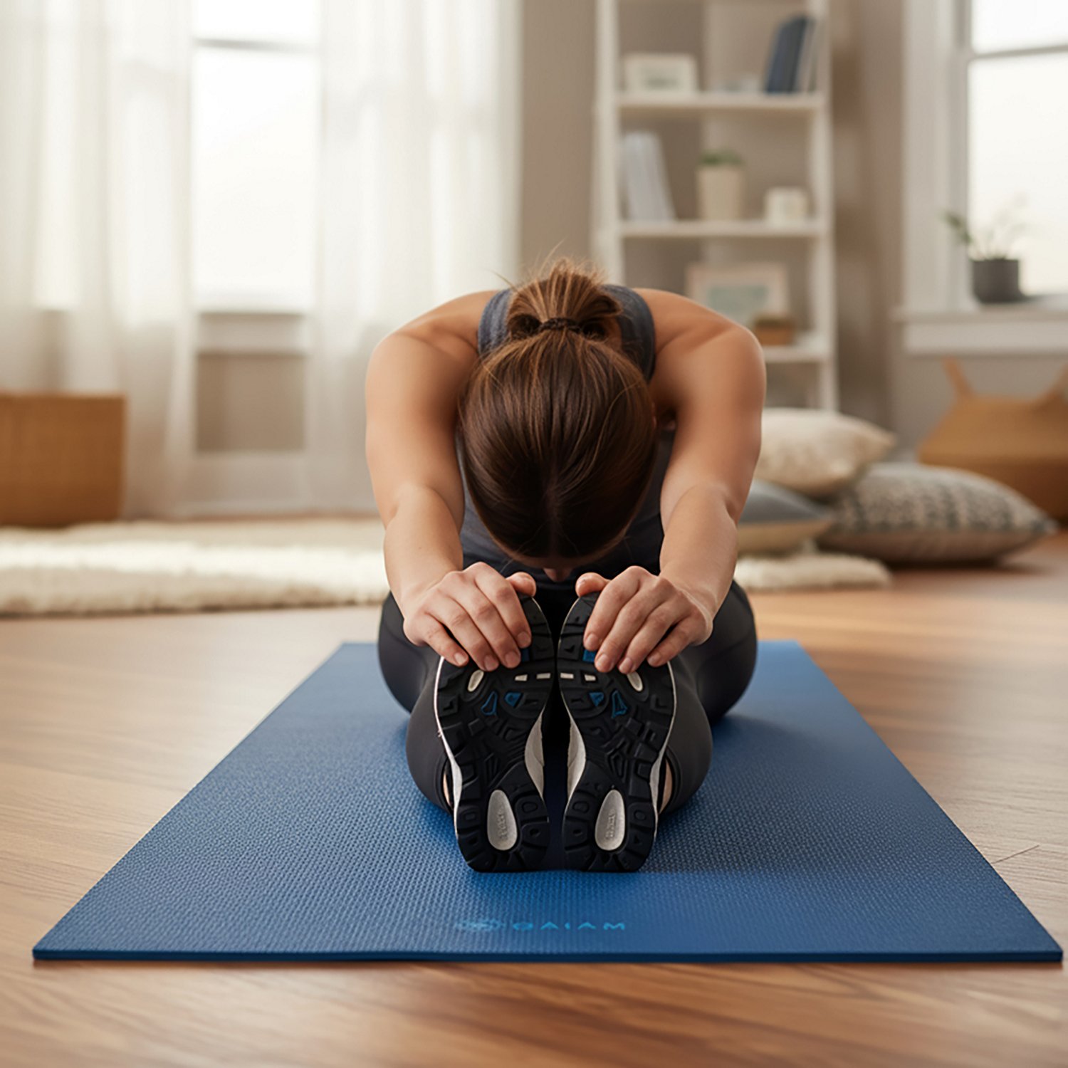 Gaiam 6mm Premium 2-Color Yoga Mat - view number 3