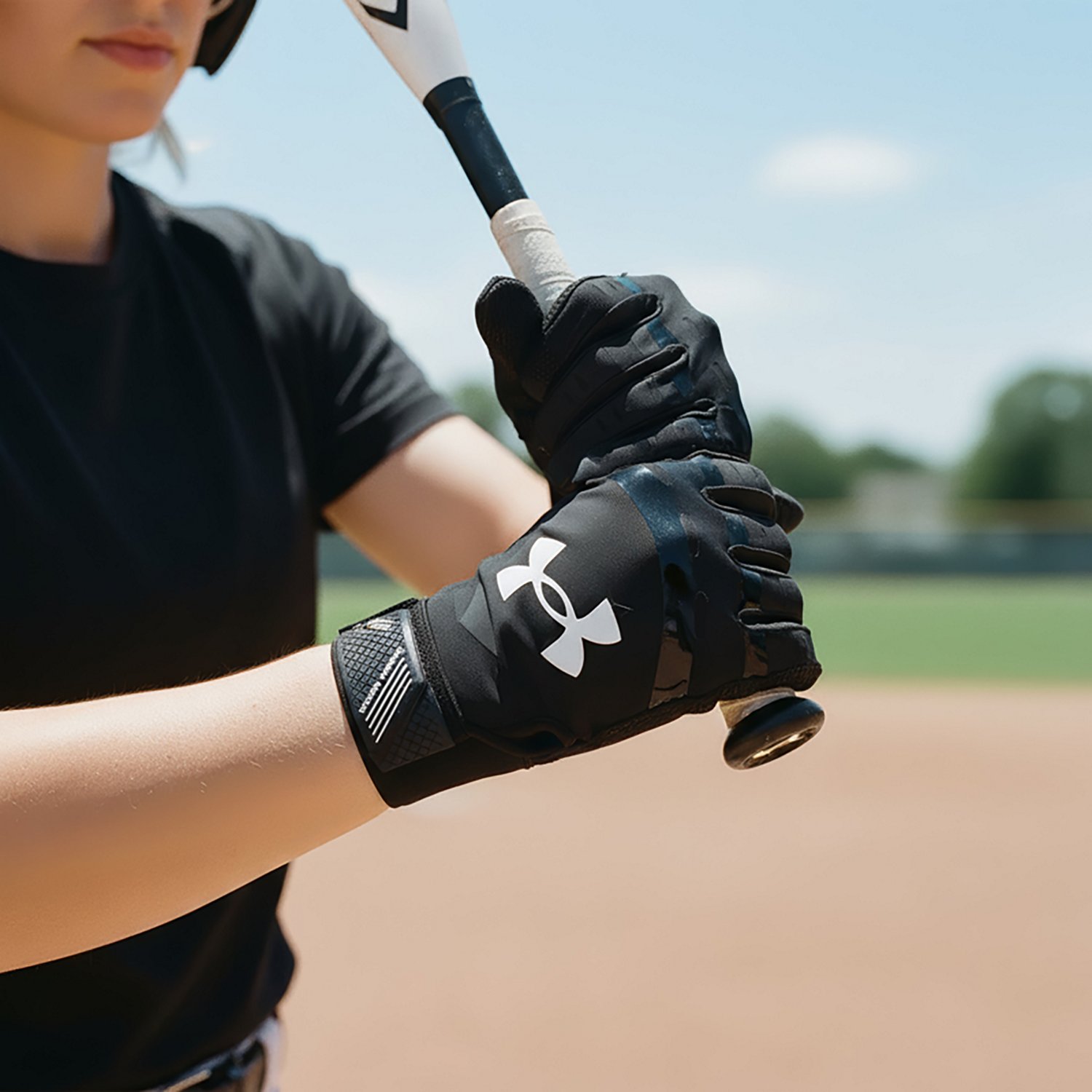 Under Armour Women's Radar Softball Batting Gloves                                                                               - view number 3