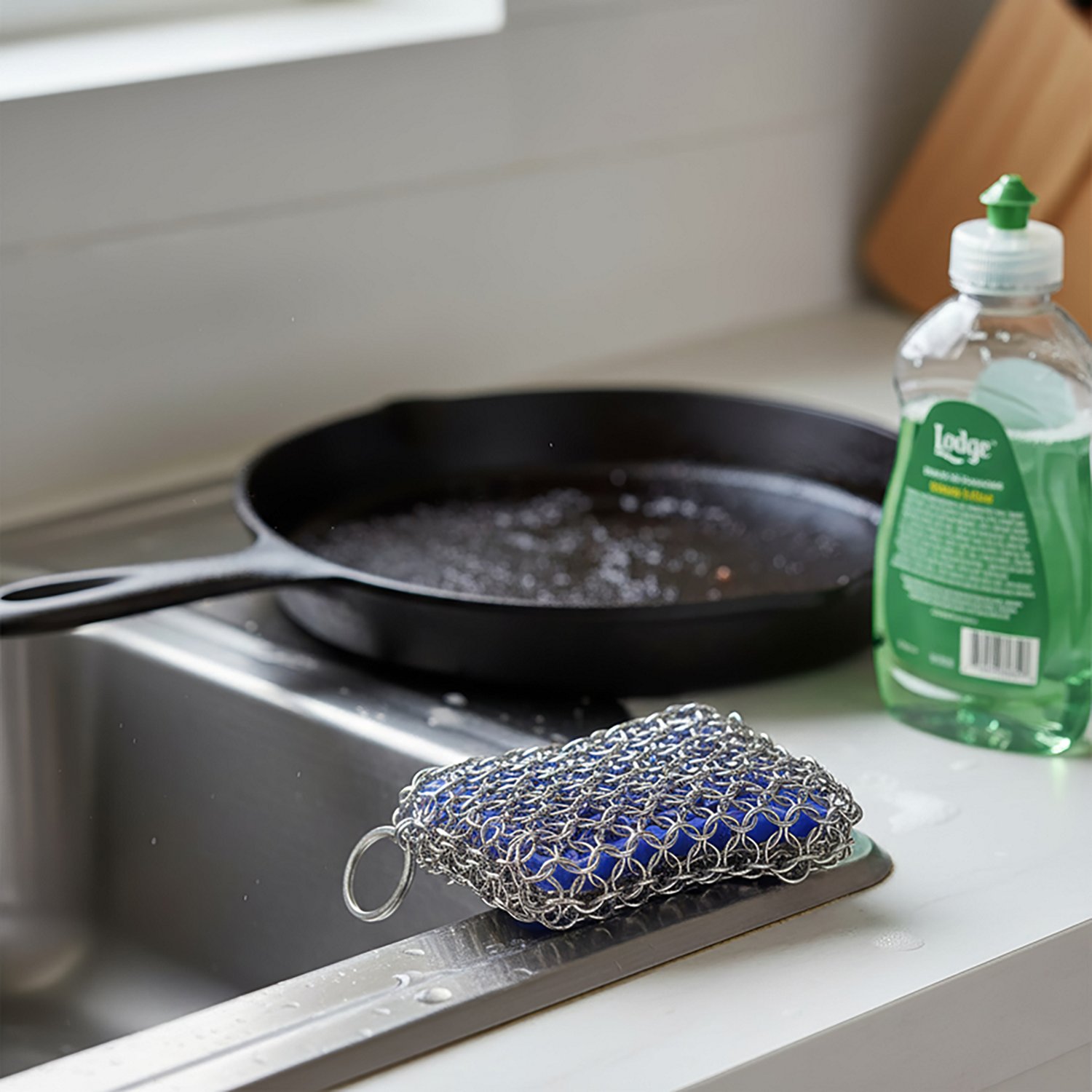 Lodge Square Chainmail Scrubbing Pad                                                                                             - view number 8